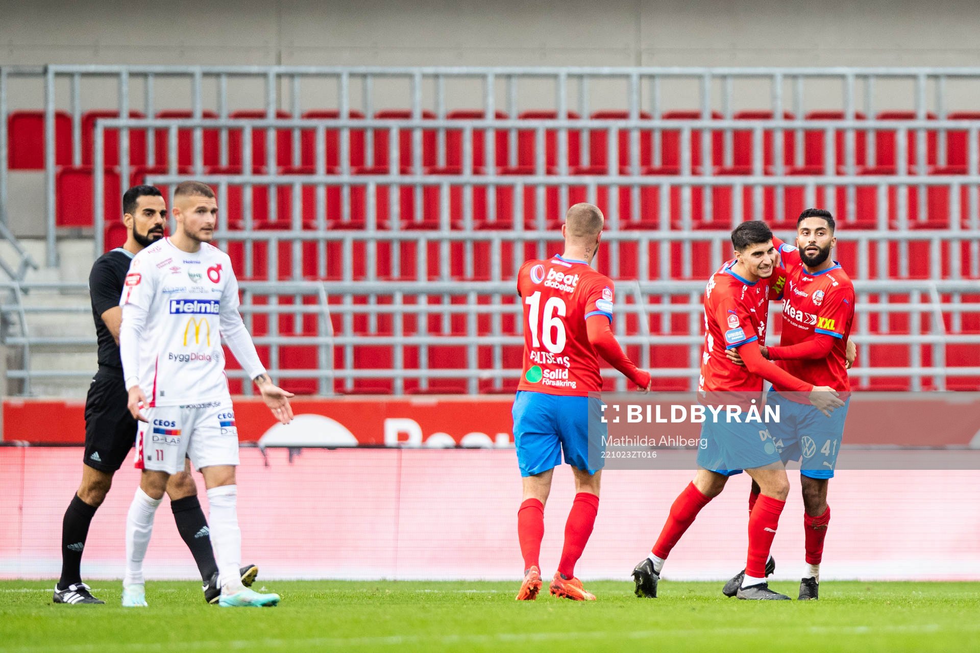 Helsingborgs Amin Al-Hamawi jublar