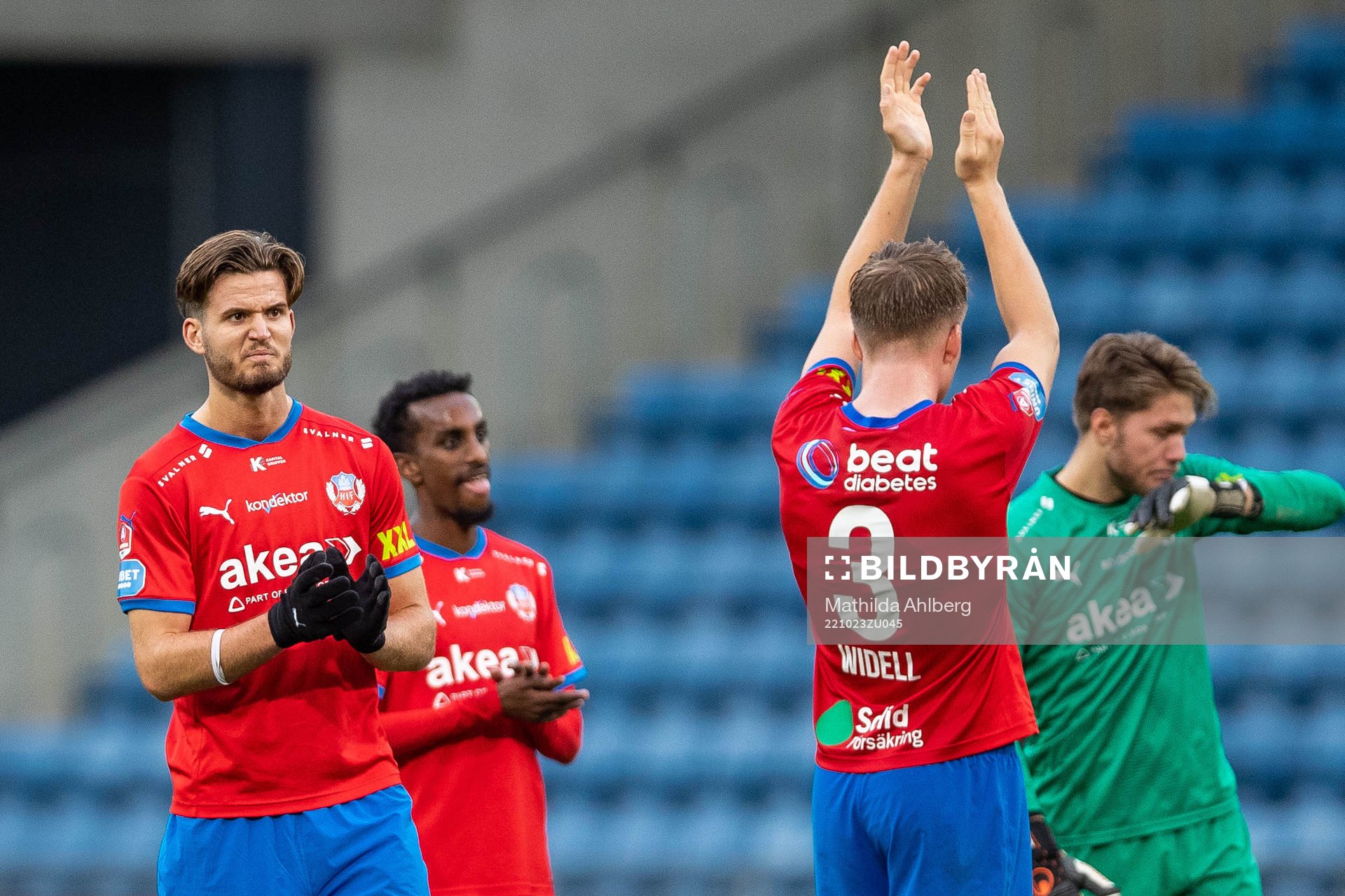 Helsingborgs Wilhelm Loeper och Casper Widell deppar