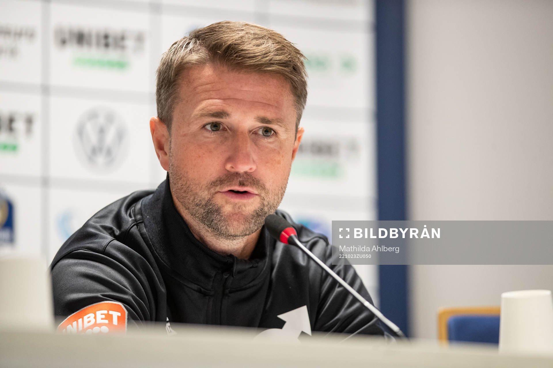 Degerfors tränare Tobias Solberg
