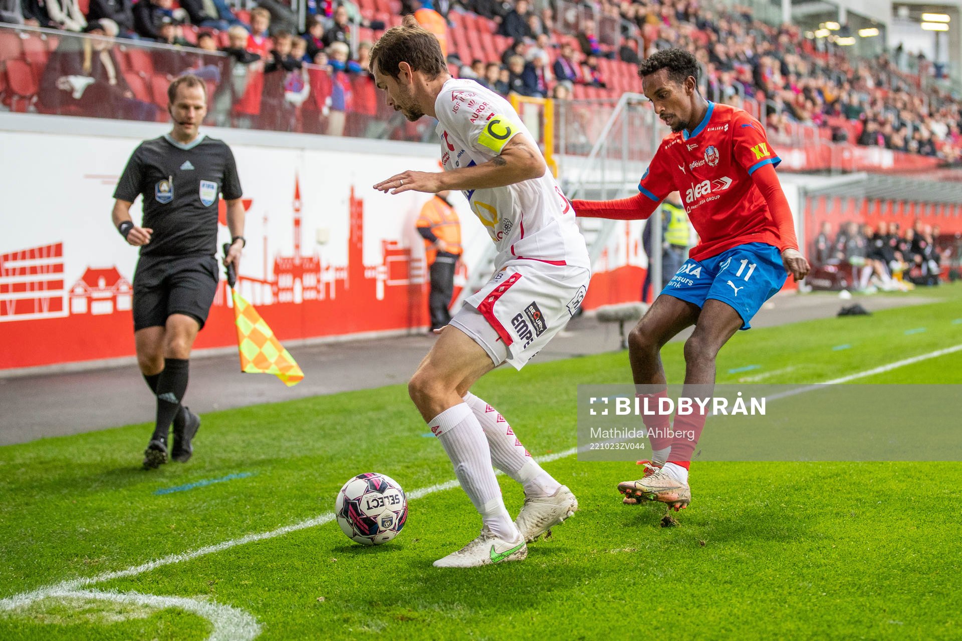 Degerfors Sebastian Ohlsson och Helsingborgs Taha Ali