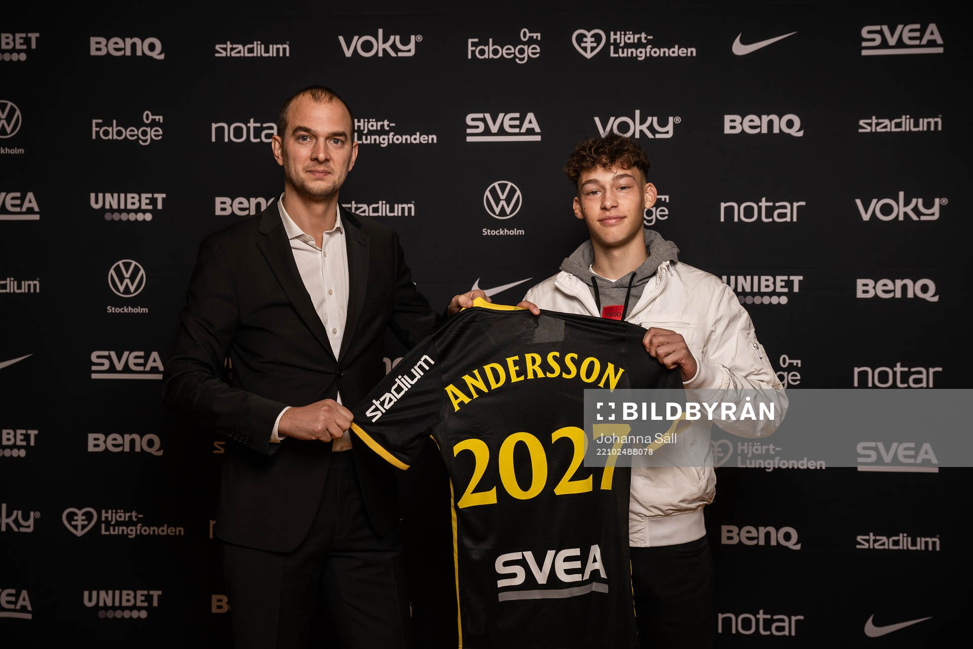 s sportchef Henrik Jurelius och Victor Andersson
