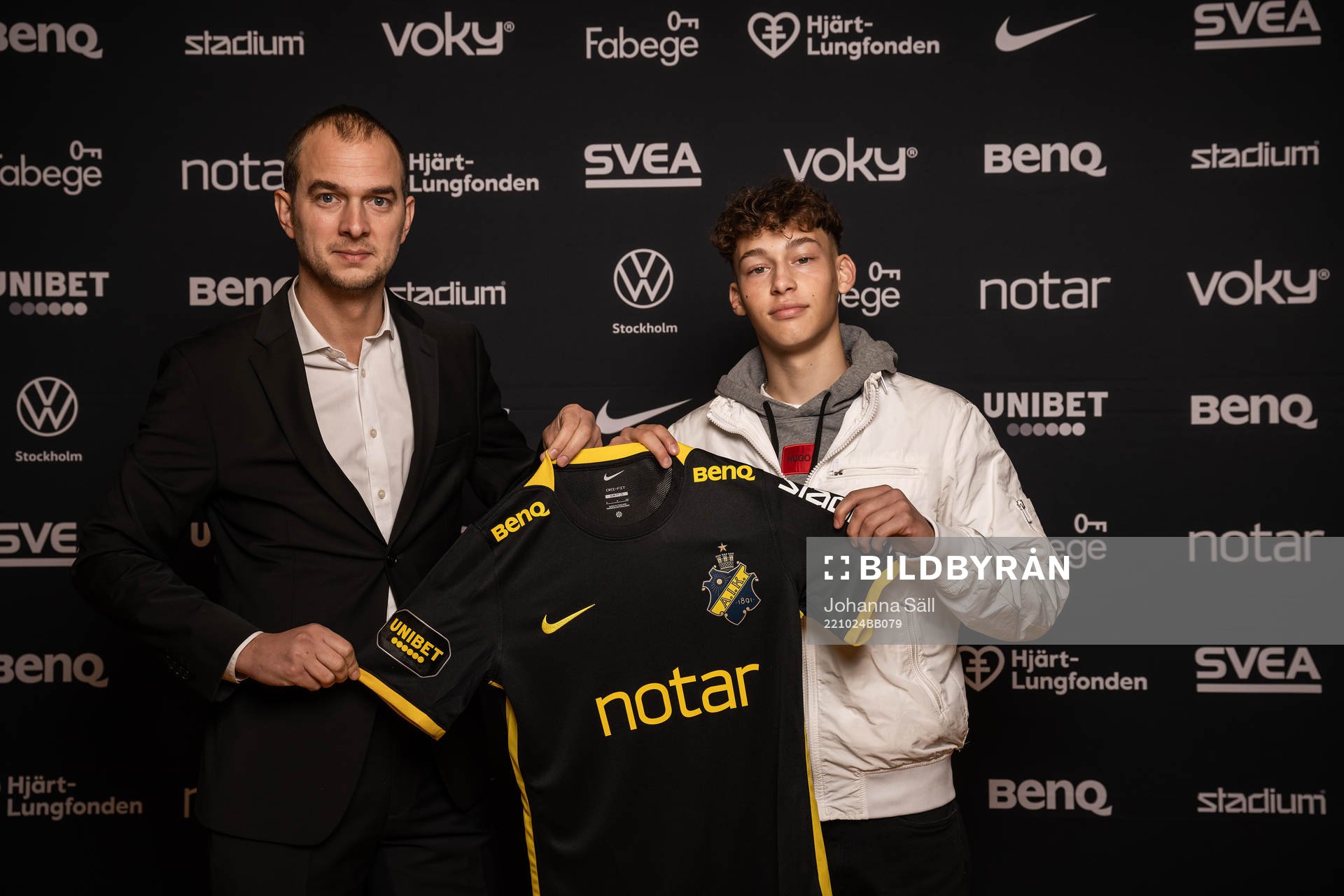 s sportchef Henrik Jurelius och Victor Andersson