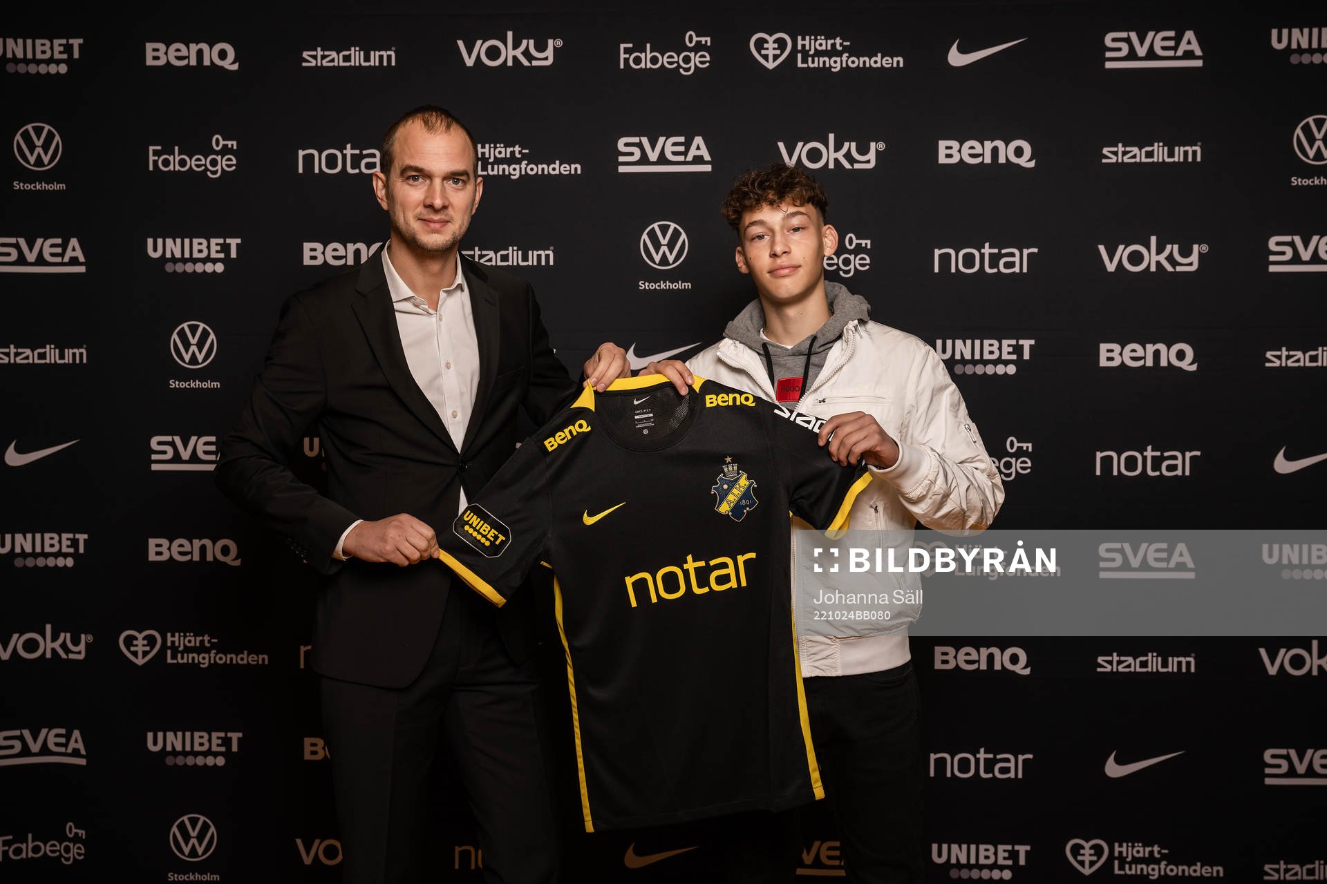 s sportchef Henrik Jurelius och Victor Andersson
