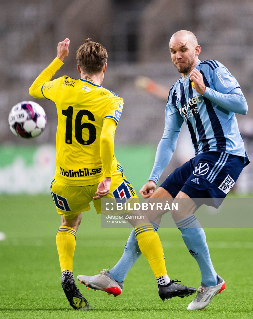 GIF Sundsvalls Marcus Burman och Djurgårdens Marcus