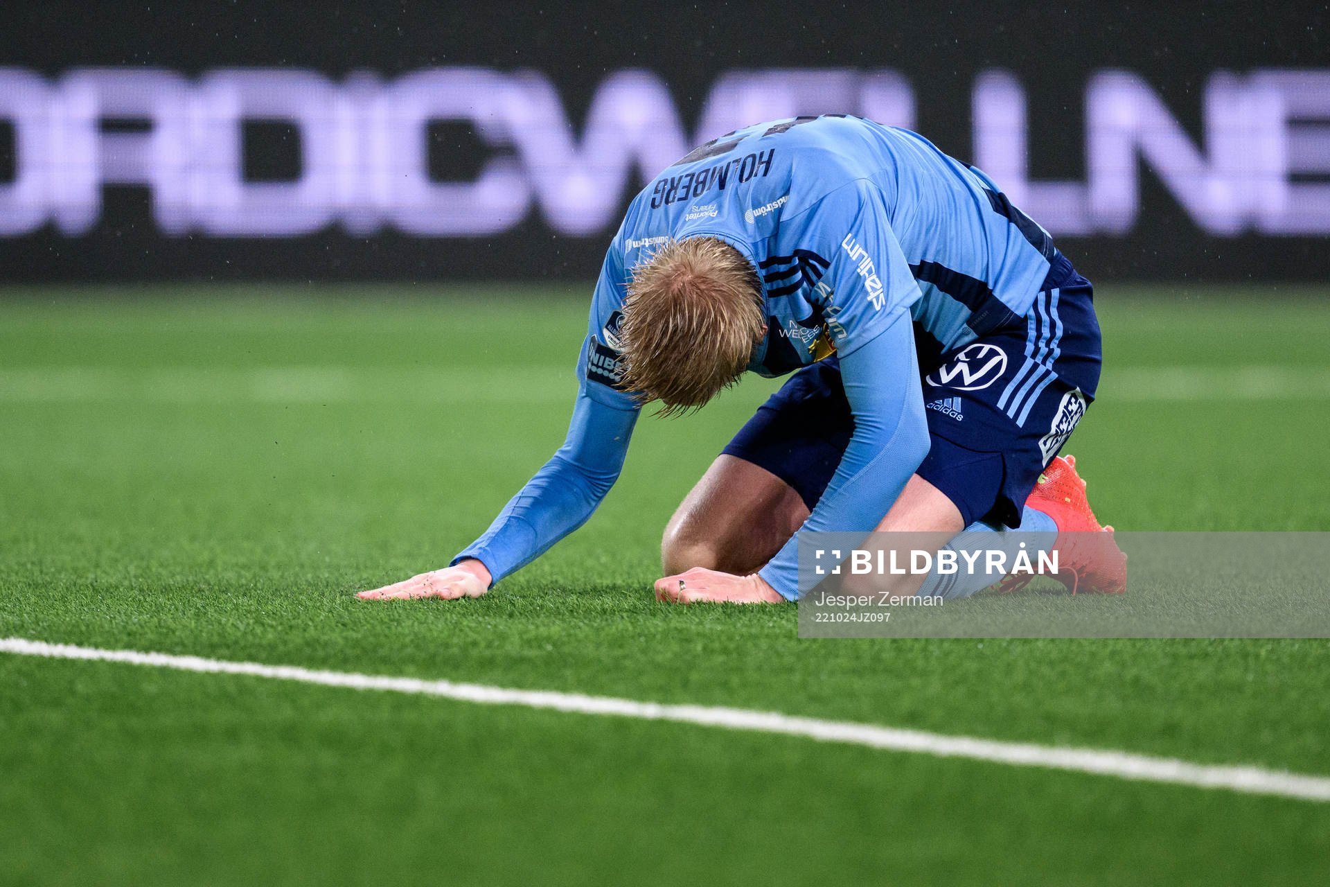 Djurgårdens Kalle Holmberg deppar