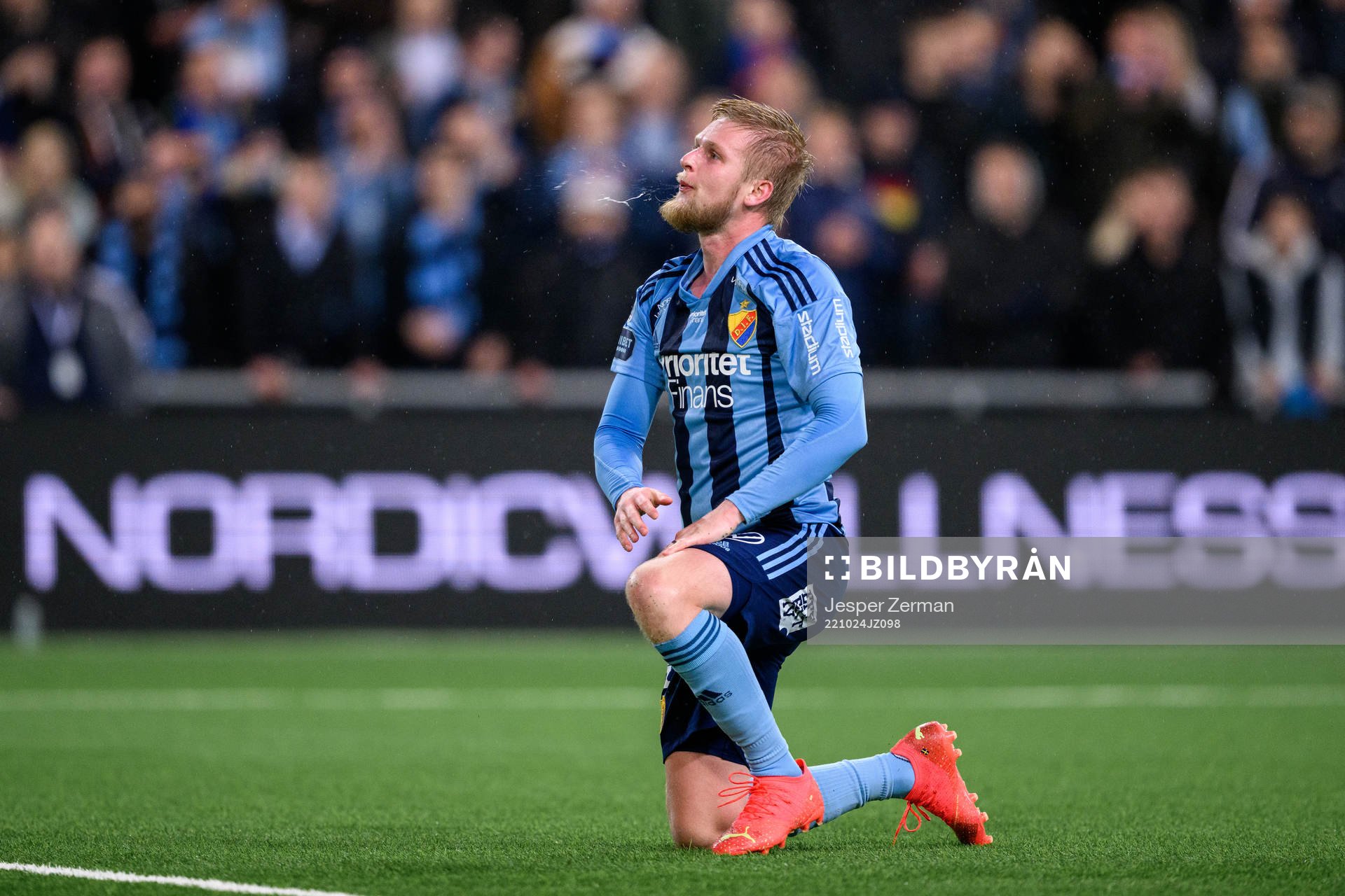Djurgårdens Kalle Holmberg deppar
