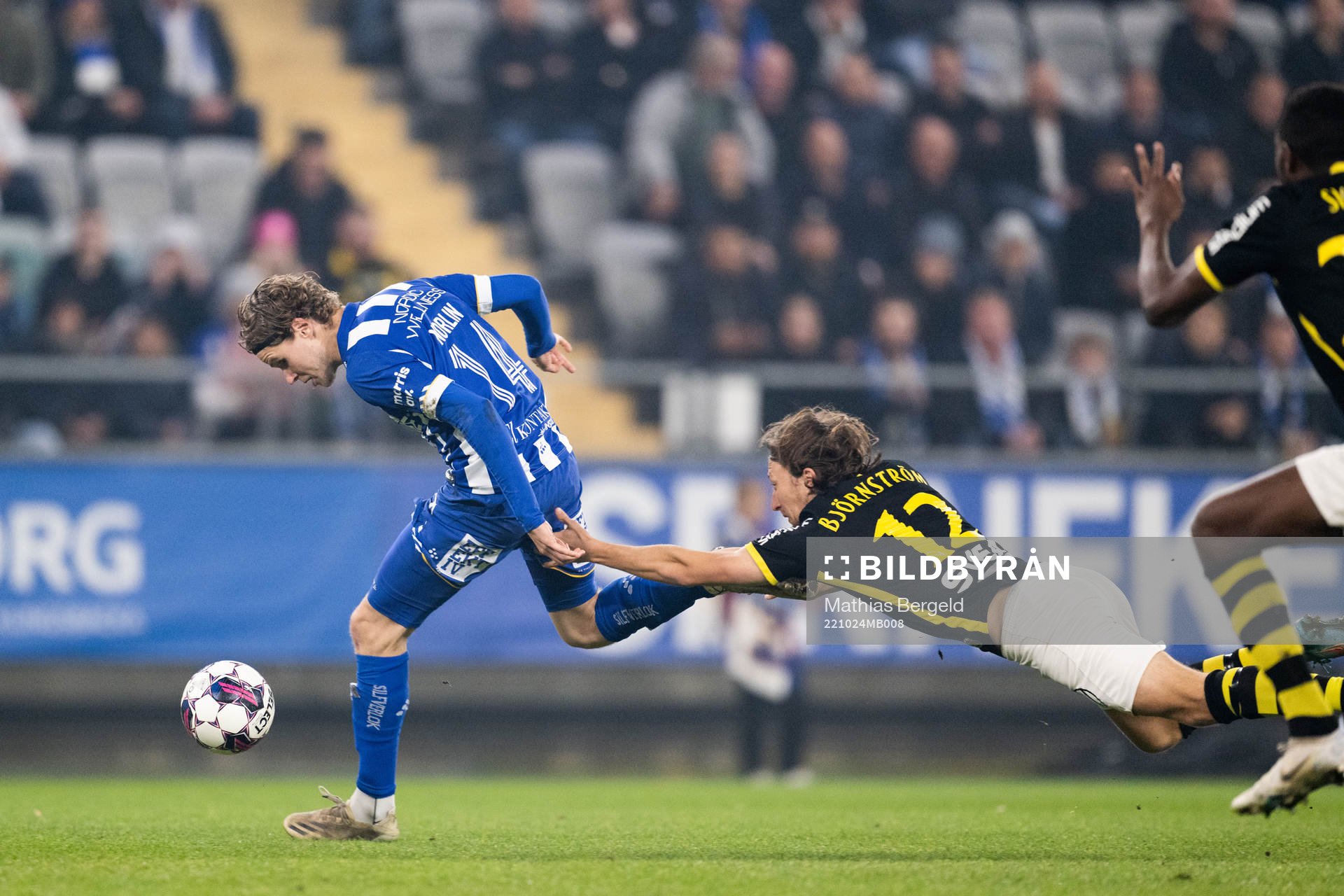 IFK Göteborgs Gustaf Norlin och AIKs Axel Björnström