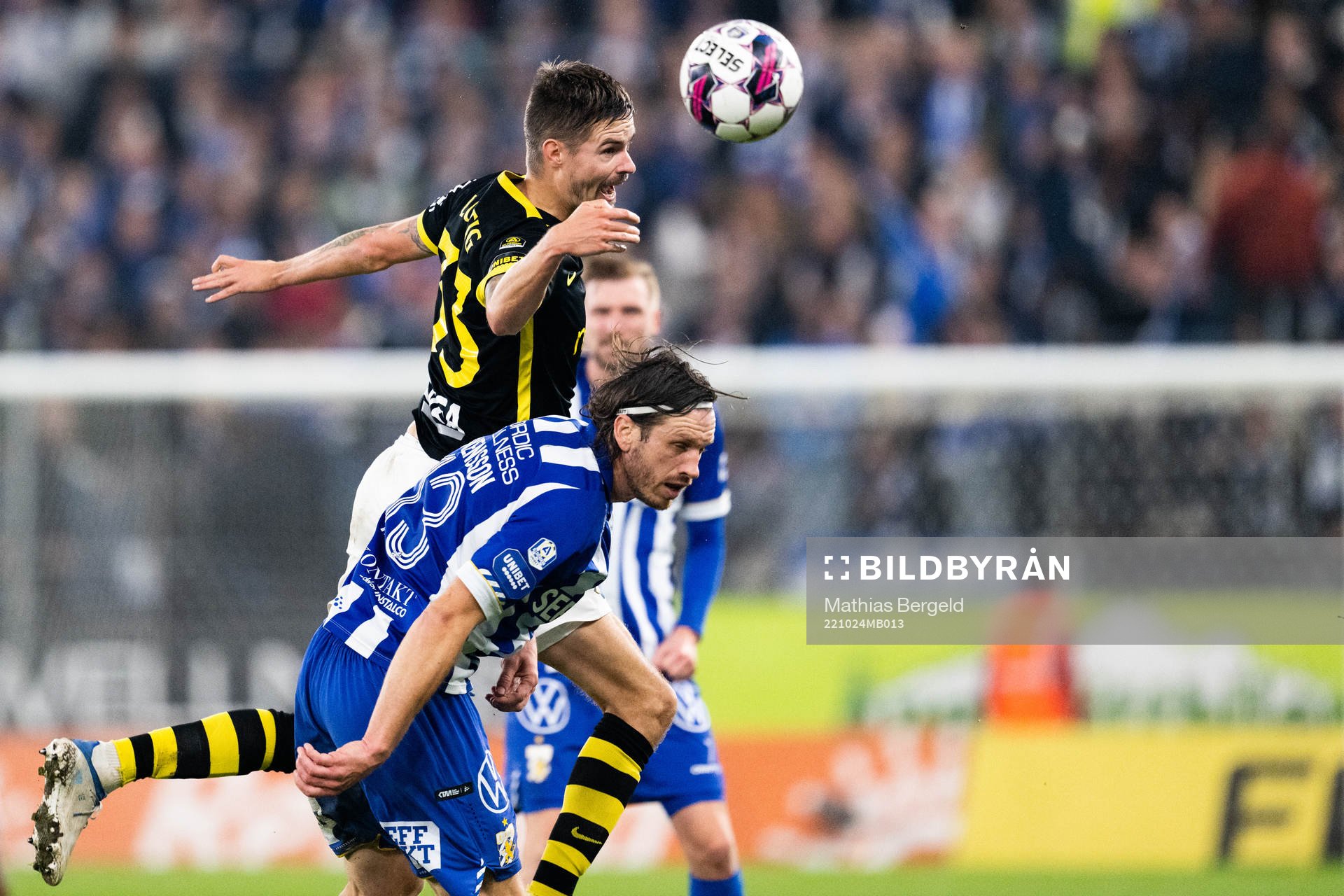 AIKs Mikael Lustig och IFK Göteborgs Gustav Svensson