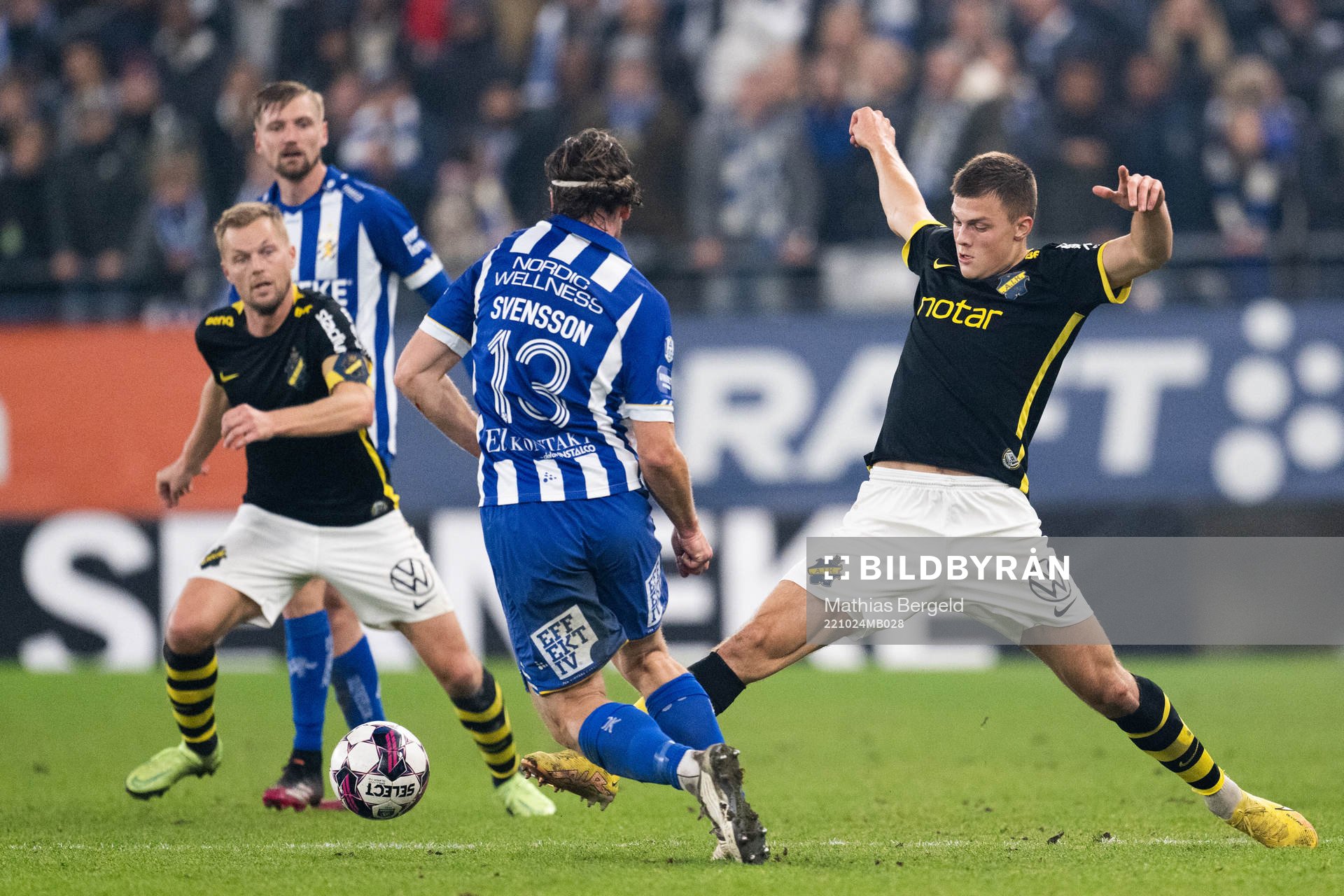 AIKs Erik Ring och IFK Göteborgs Gustav Svensson