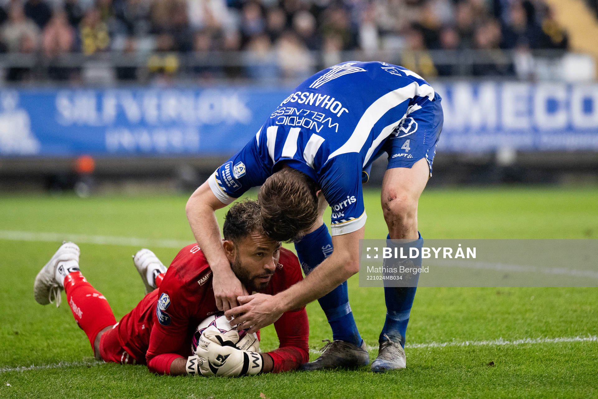 IFK Göteborgs målvakt Warner Hahn och Carl Johansson