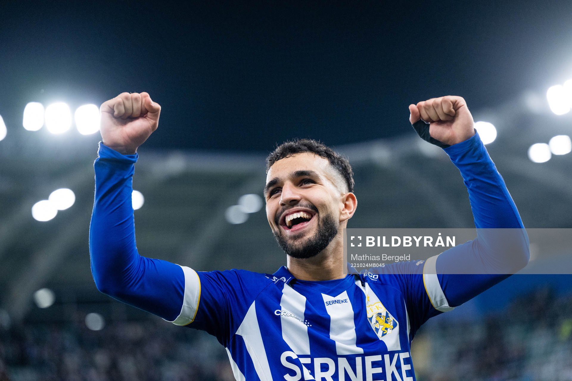 IFK Göteborgs Alai Hussain Ghasem jublar