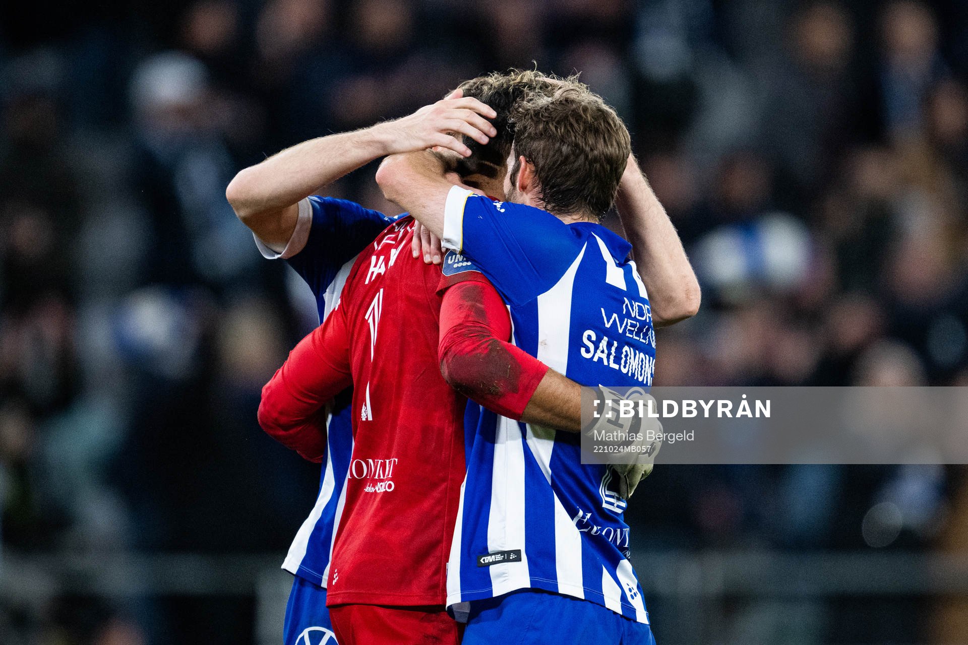 IFK Göteborgs målvakt Warner Hahn och Emil Salomonsson
