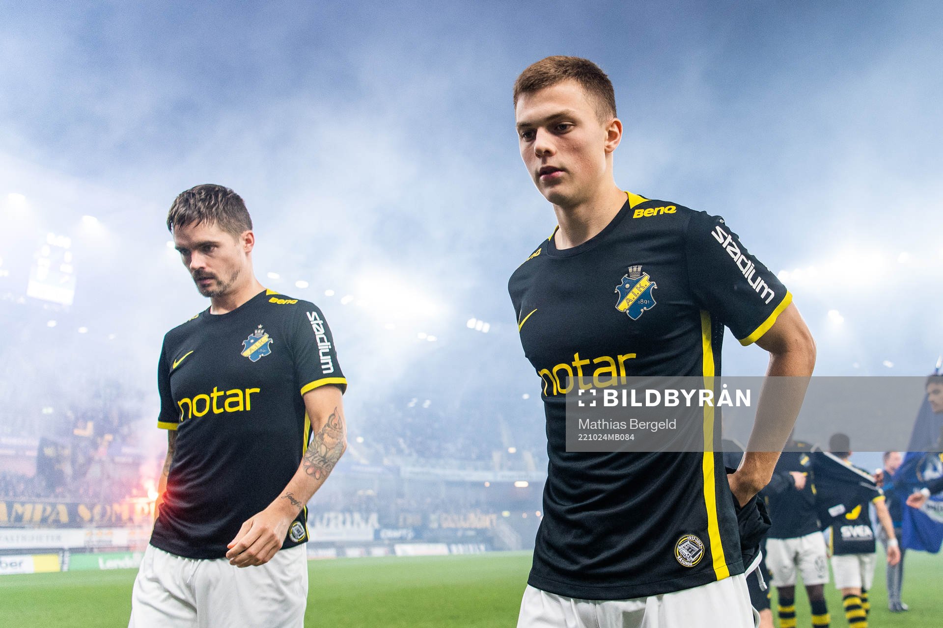 AIKs Mikael Lustig och Erik Ring