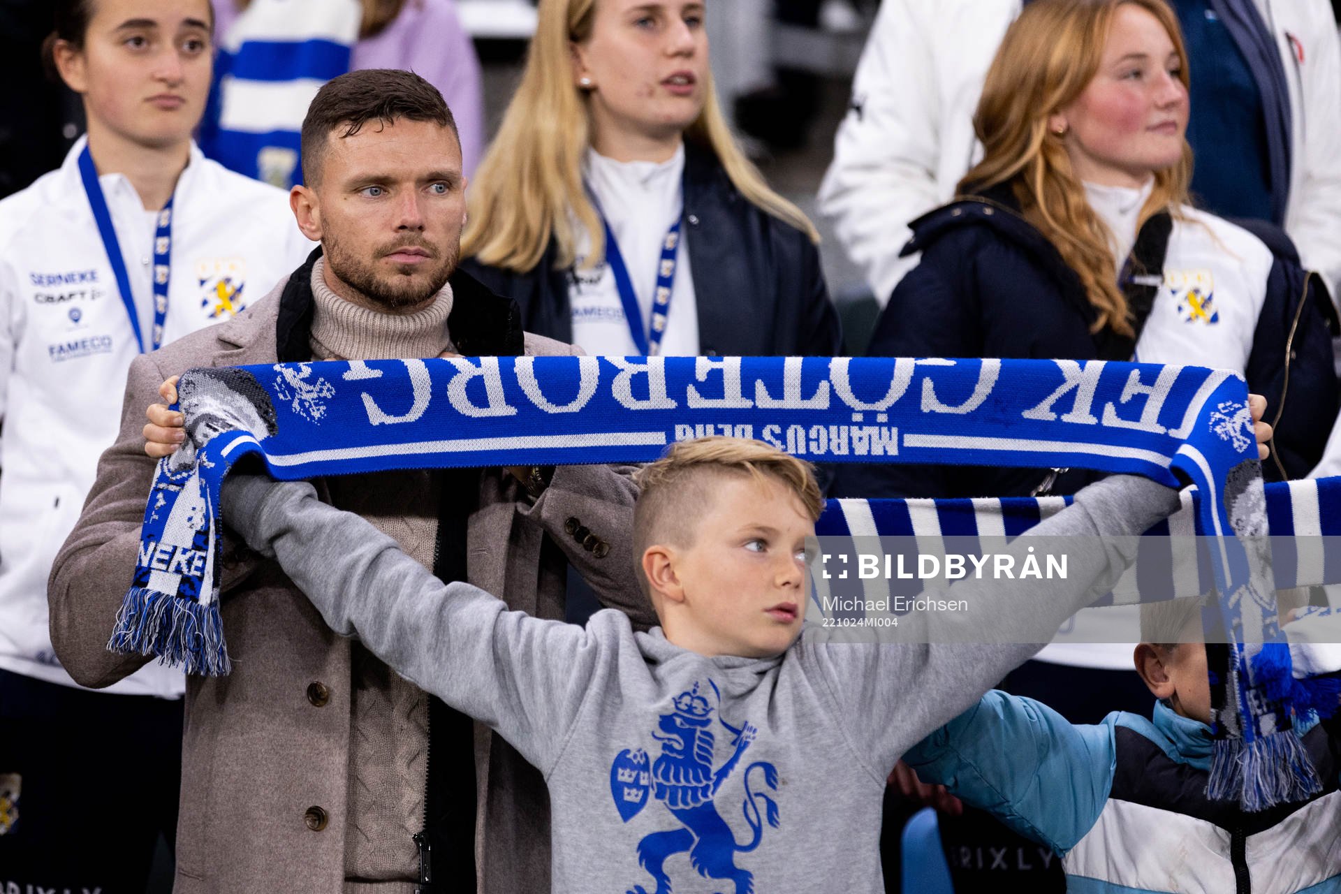 IFK Göteborgs Marcus Berg på läktaren
