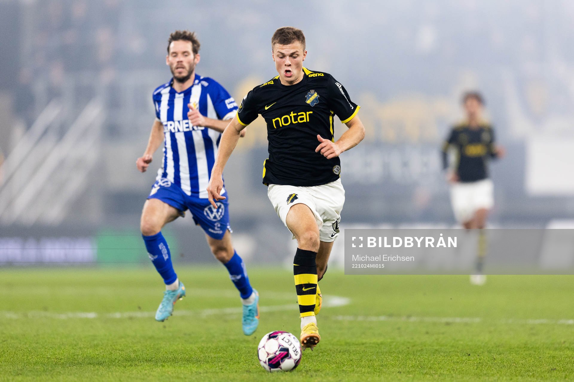 AIKs Erik Ring under fotbollsmatchen i Allsvenskan mellan IFK Göteborg och AIK den 24 oktober 2022 i Göteborg. 