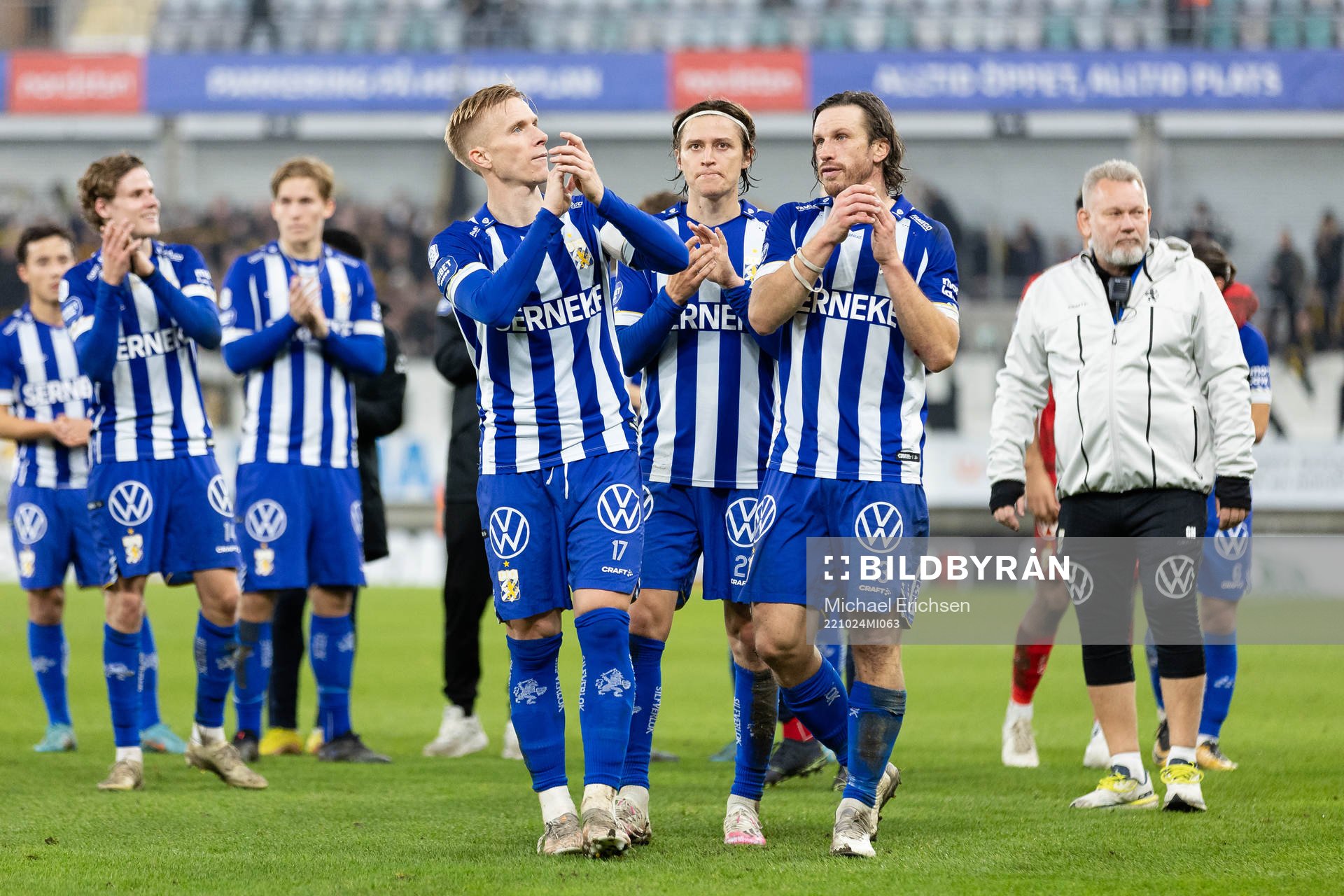 IFK Göteborgs Oscar Wendt, Simon Thern och Gustav Svensson