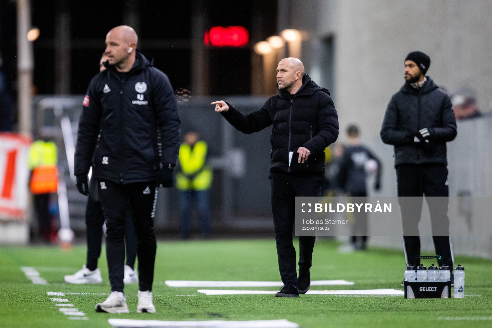 Kalmars tränare Henrik Rydström under fotbollsmatchen i Allsvenskan mellan Sirius och Kalmar den 24 oktober 2022 i Uppsala. 