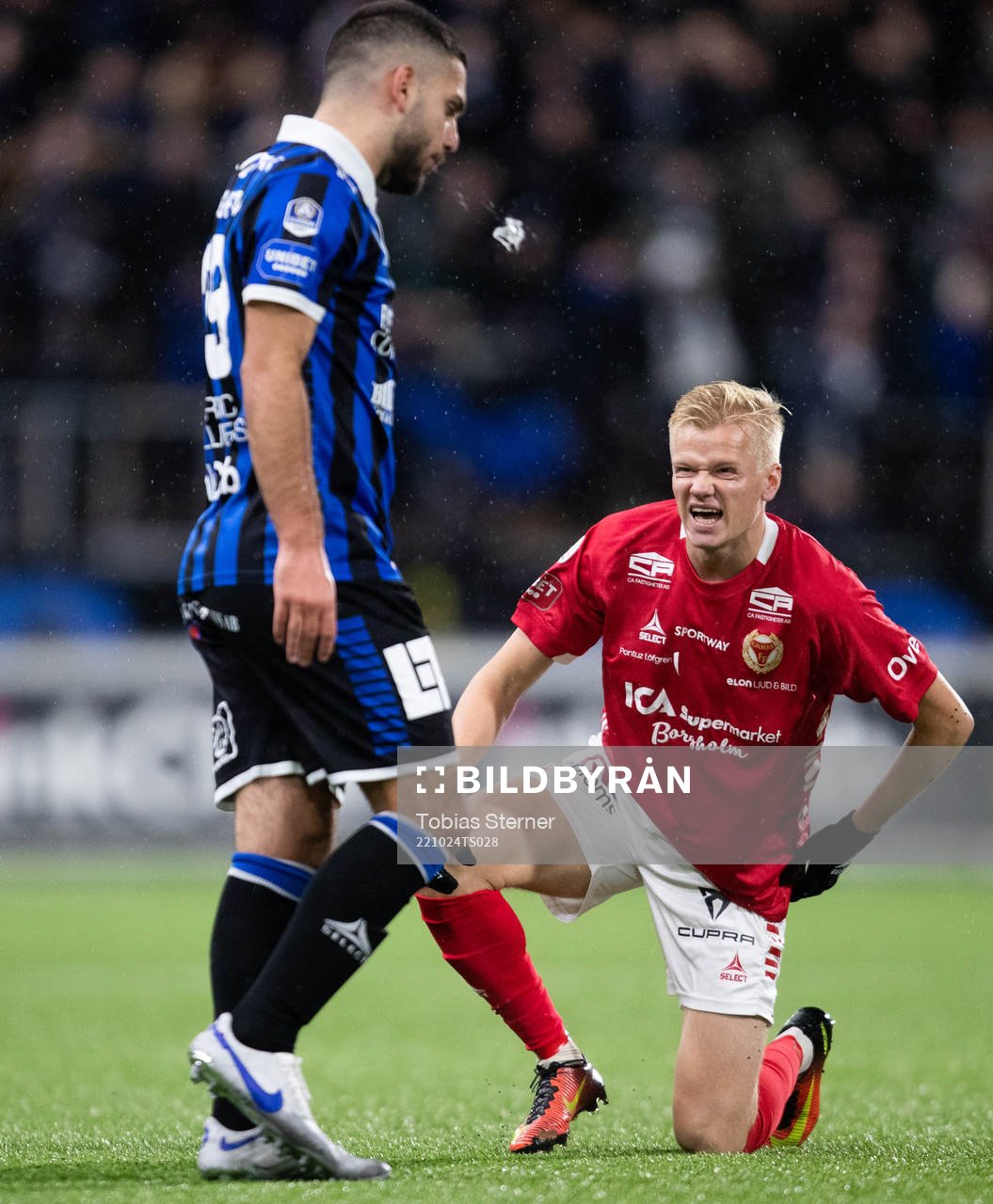 Sirius Edi Sylisufaj och Kalmars Axel Lindahl