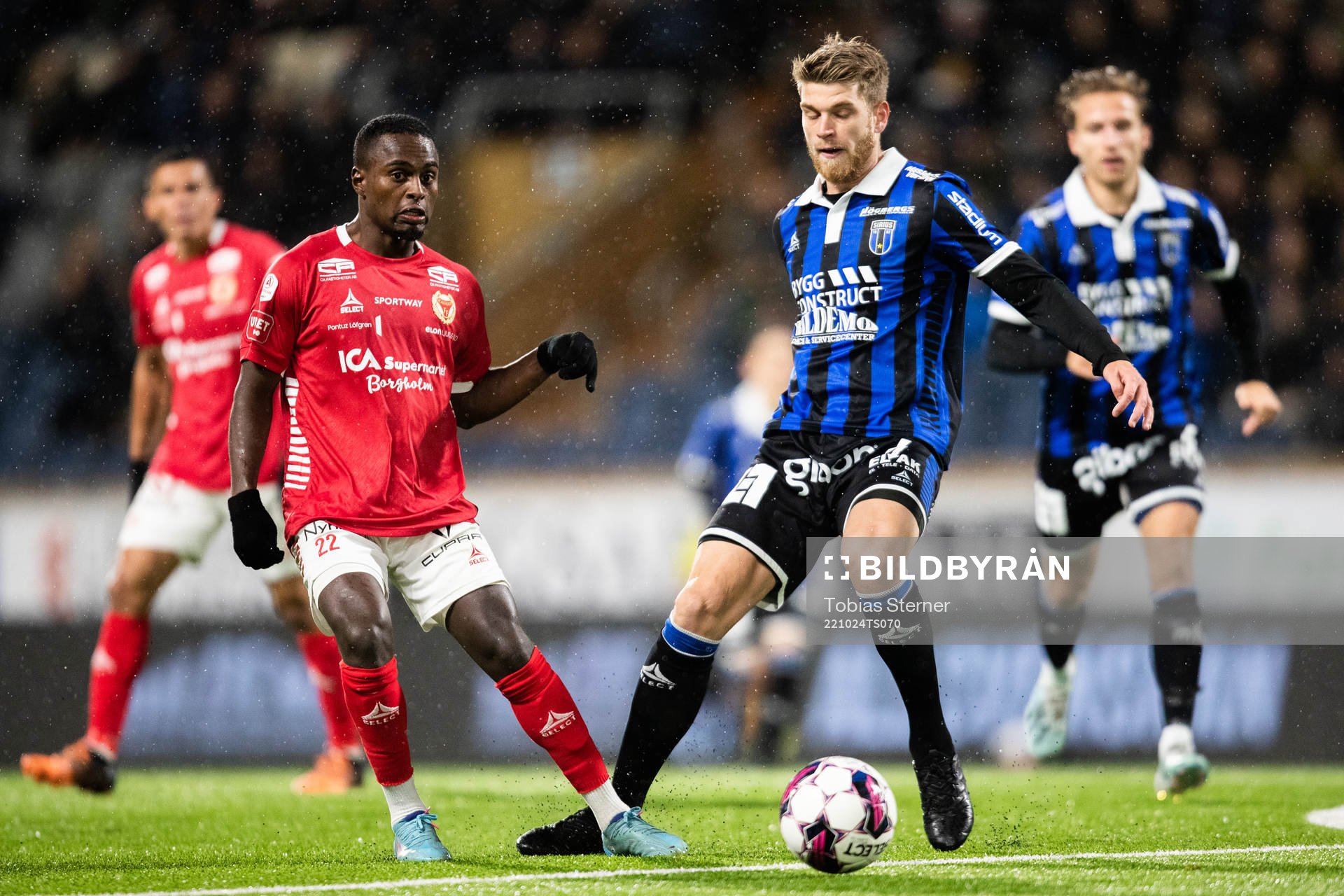Kalmars Nahom Girmai Netabay och Sirius Marcus Klingenberg
