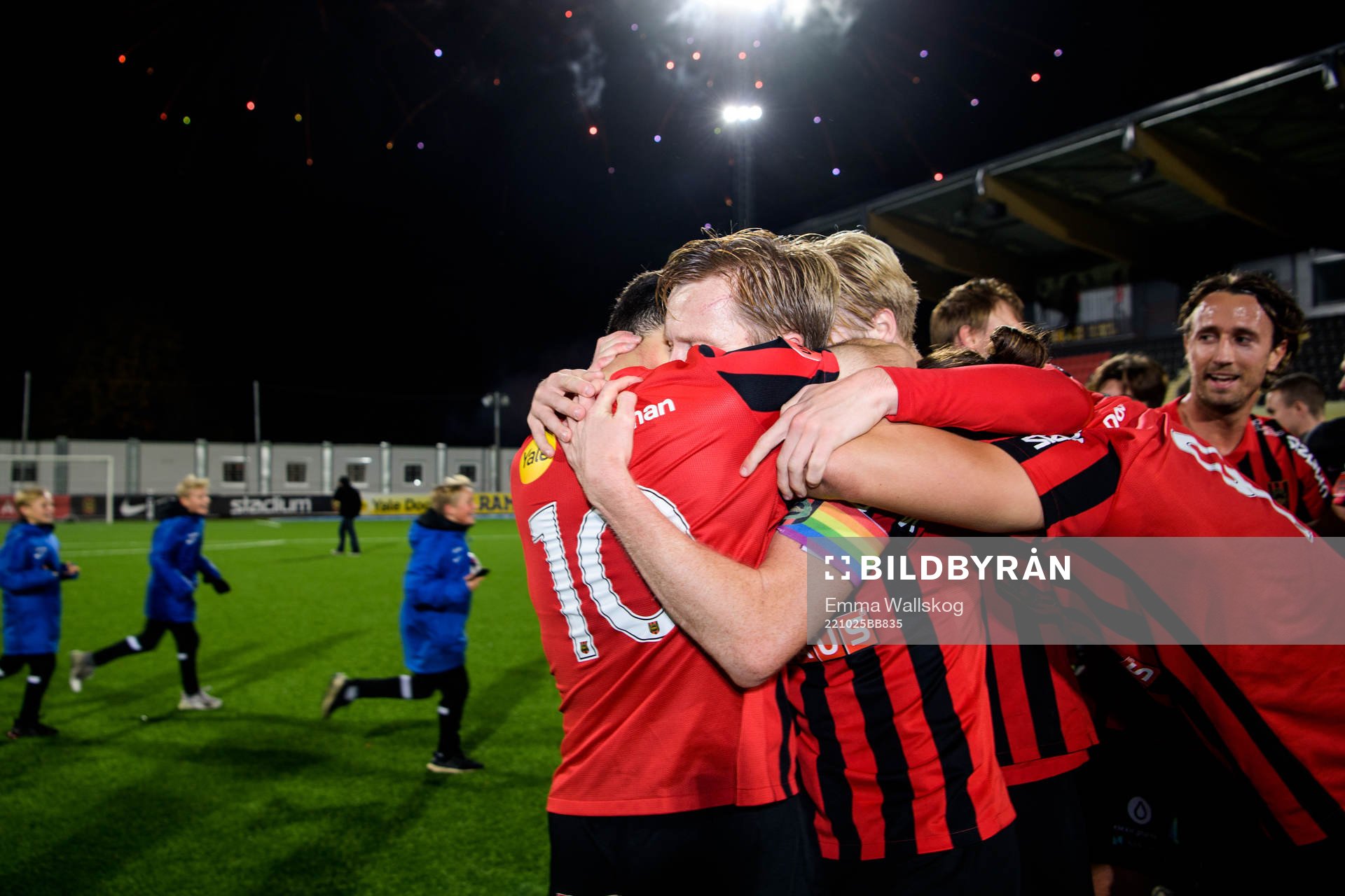Brommapojkarnas Marijan Cosic och Gustav Sandberg Magnusson