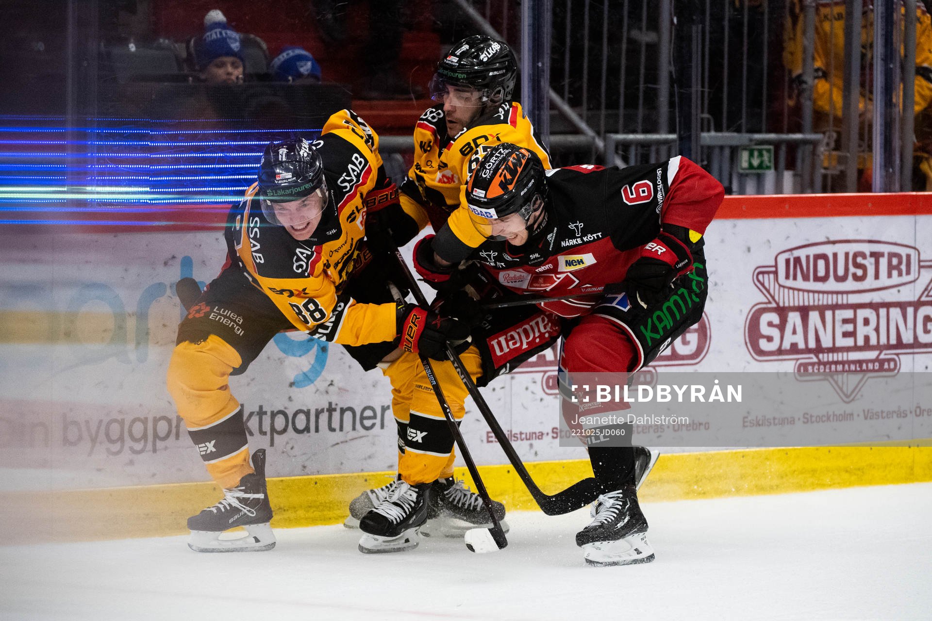 Luleås Joonas Rask, Konstantin Komarek och Örebros Filip
