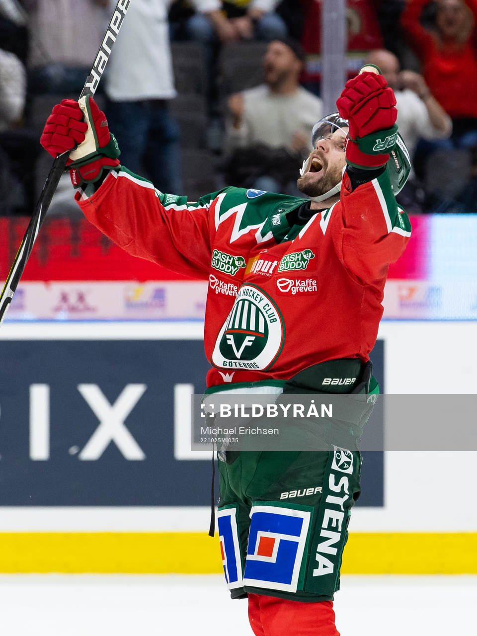 Frölundas Jan Mursak jublar
