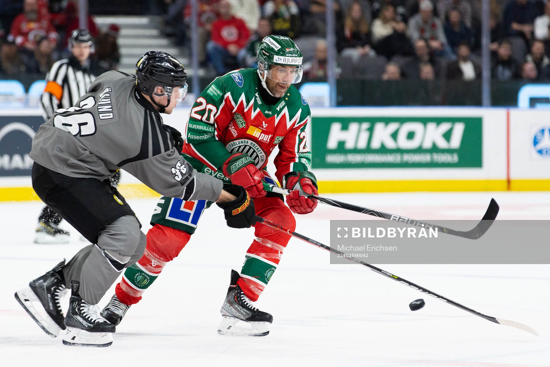 Brynäs Linus Ölund och Frölundas Joel Lundqvist