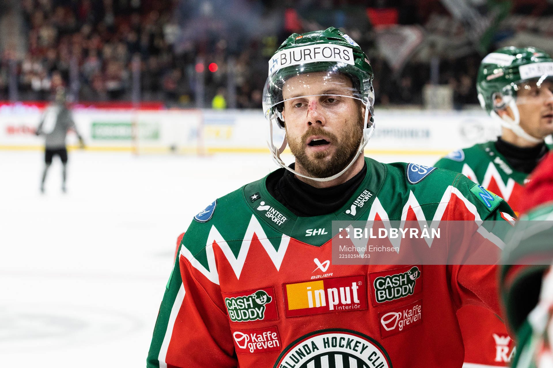 Frölundas Jan Mursak jublar
