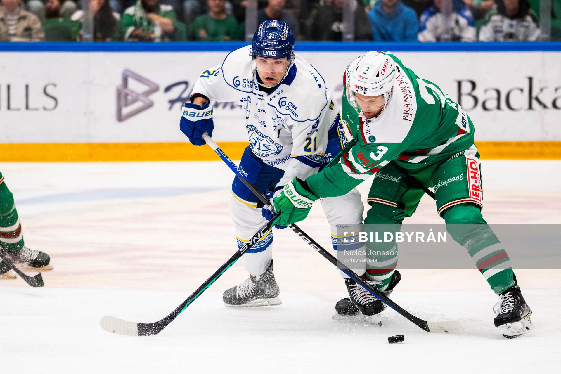 Leksands John Quenneville och Rögles Michael Kapla