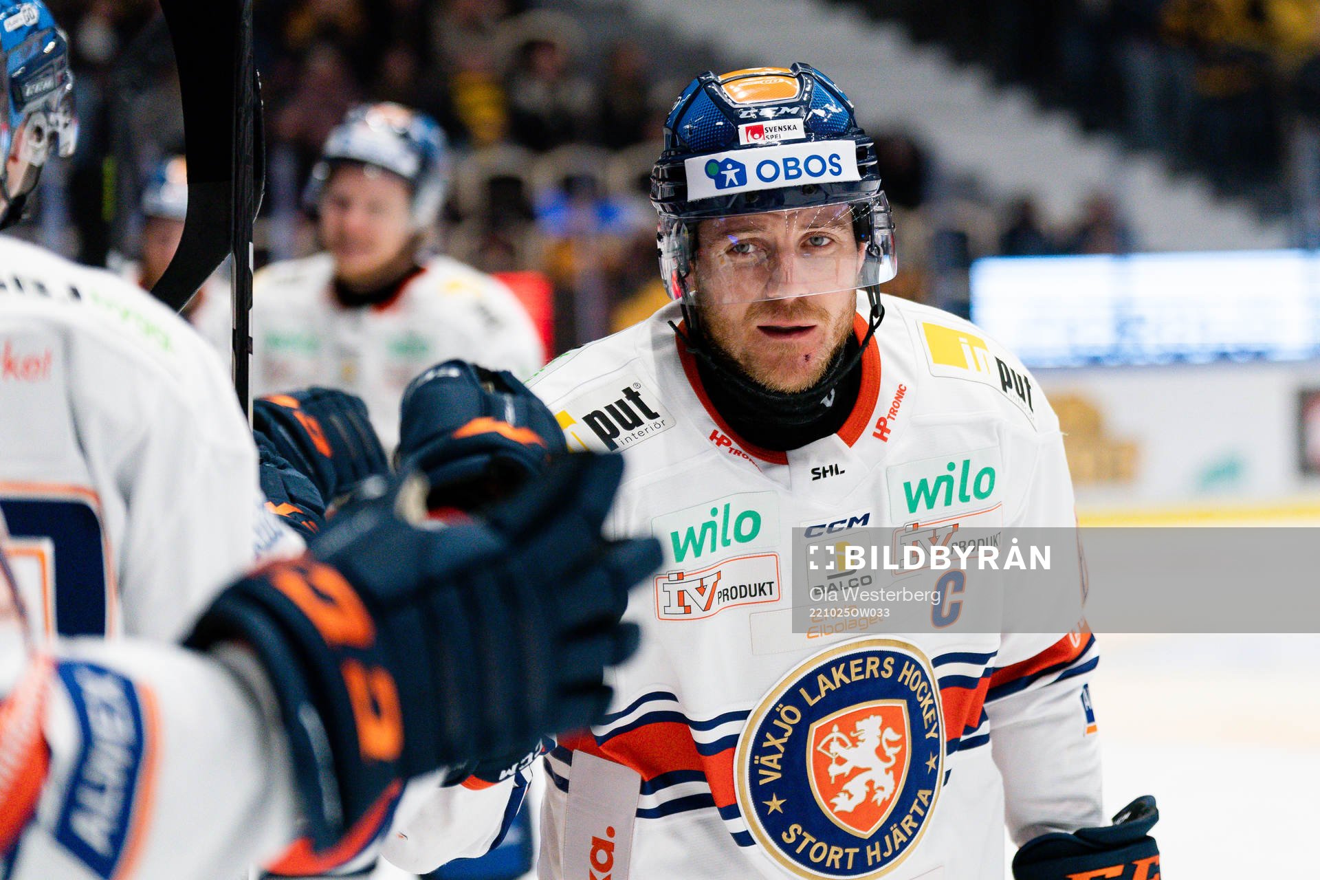 Växjös Erik Josefsson jublar