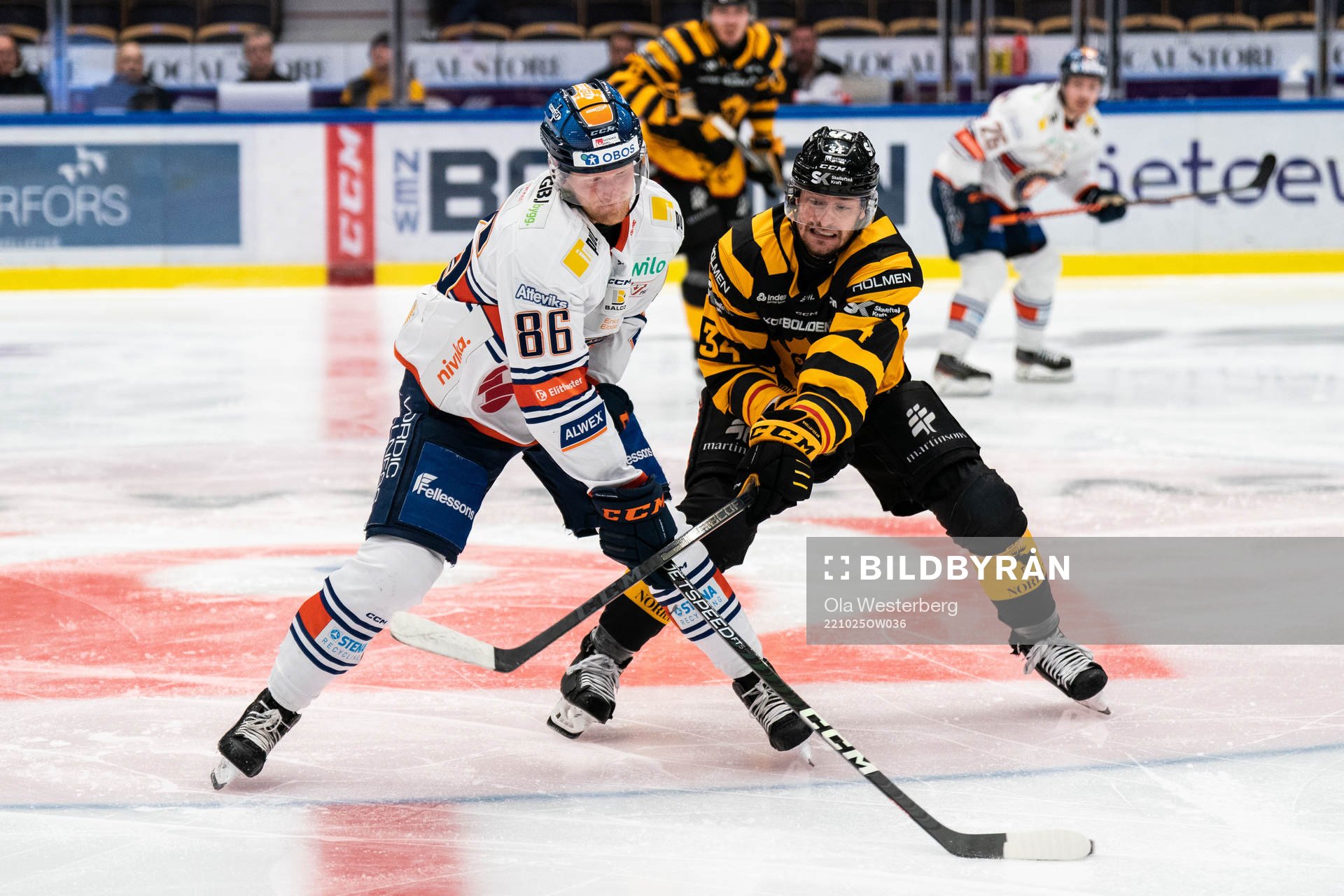 Växjös Joachim Blichfeld och Skellefteås Tom Kühnhackl