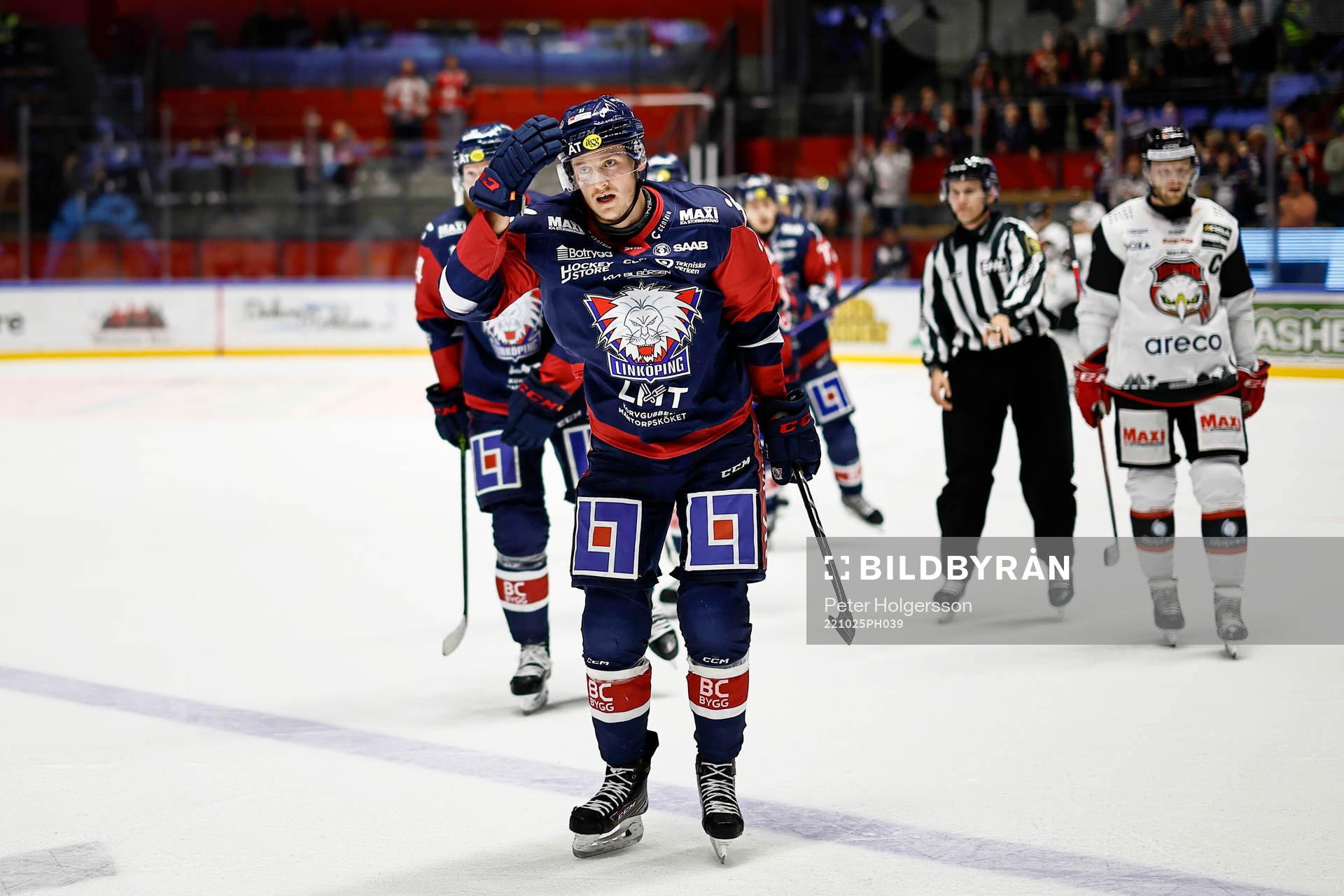 Linköpings Henrik Törnqvist jublar