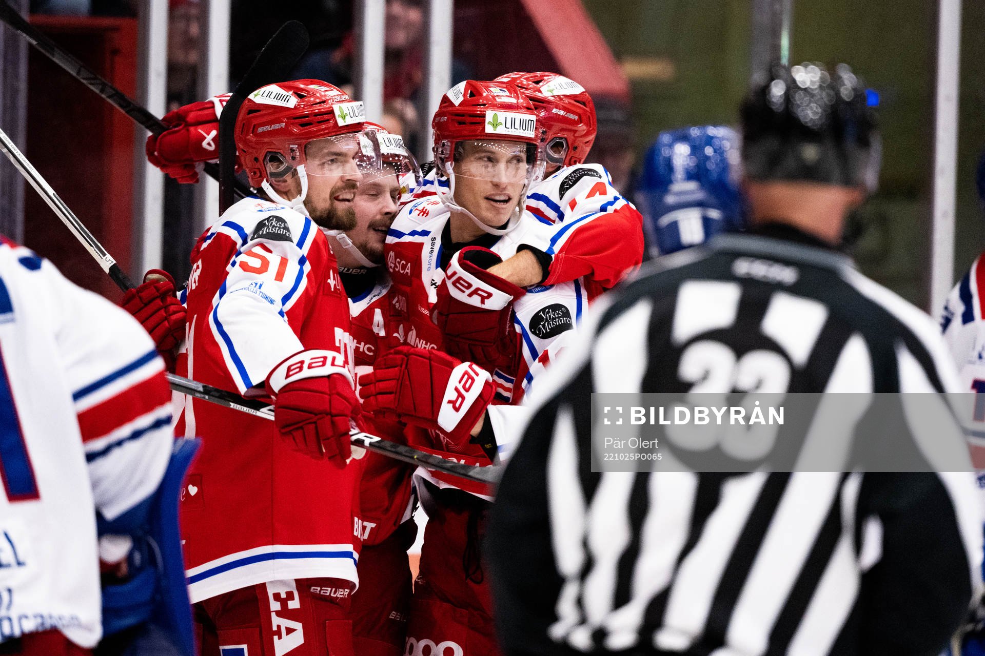Timrås Anton Lander Jonathan Dahlén och Robin Alvarez