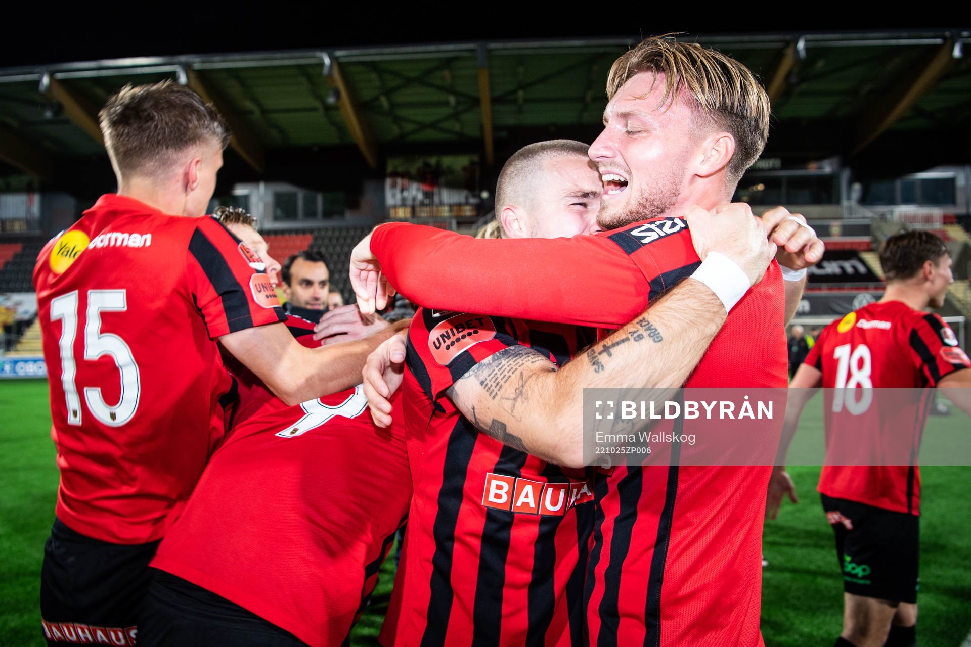 Brommapojkarnas Alexander Abrahamsson och Nicklas Maripuu