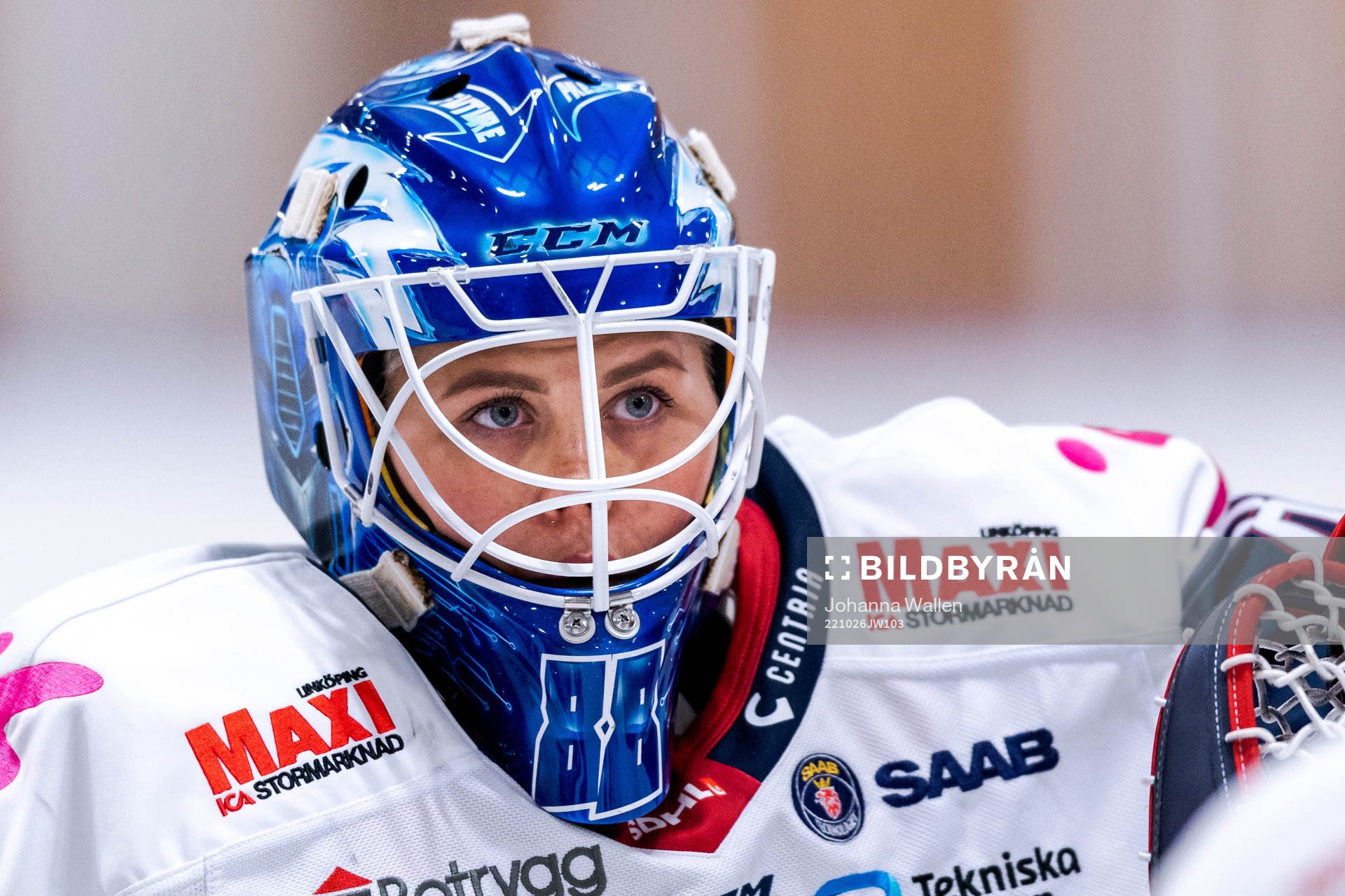 Linköpings målvakt Sabina Eriksson