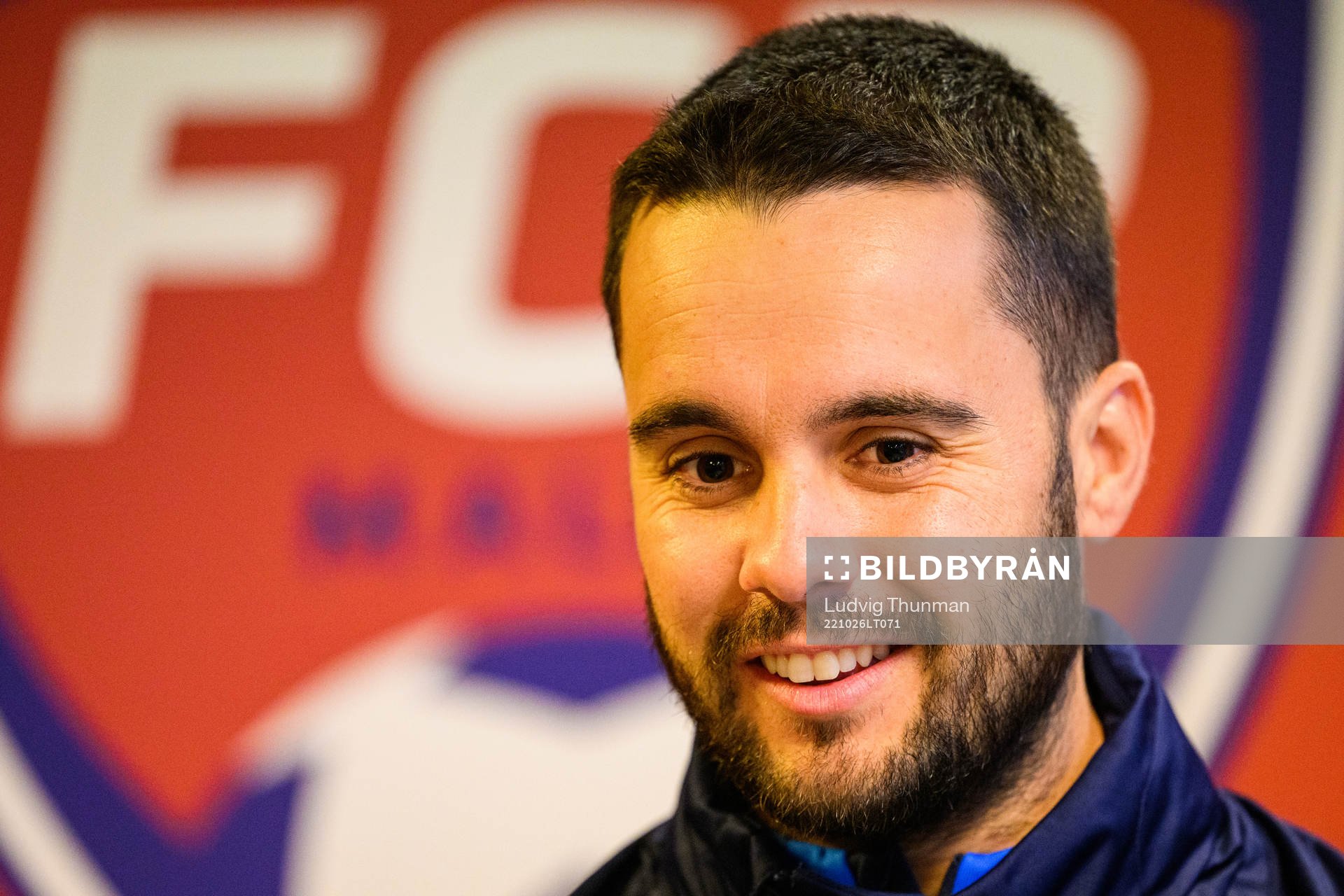 Head coach Jonatan Giraldez during a press conference with Barcelona on October 26, 2022 in Barcelona. 