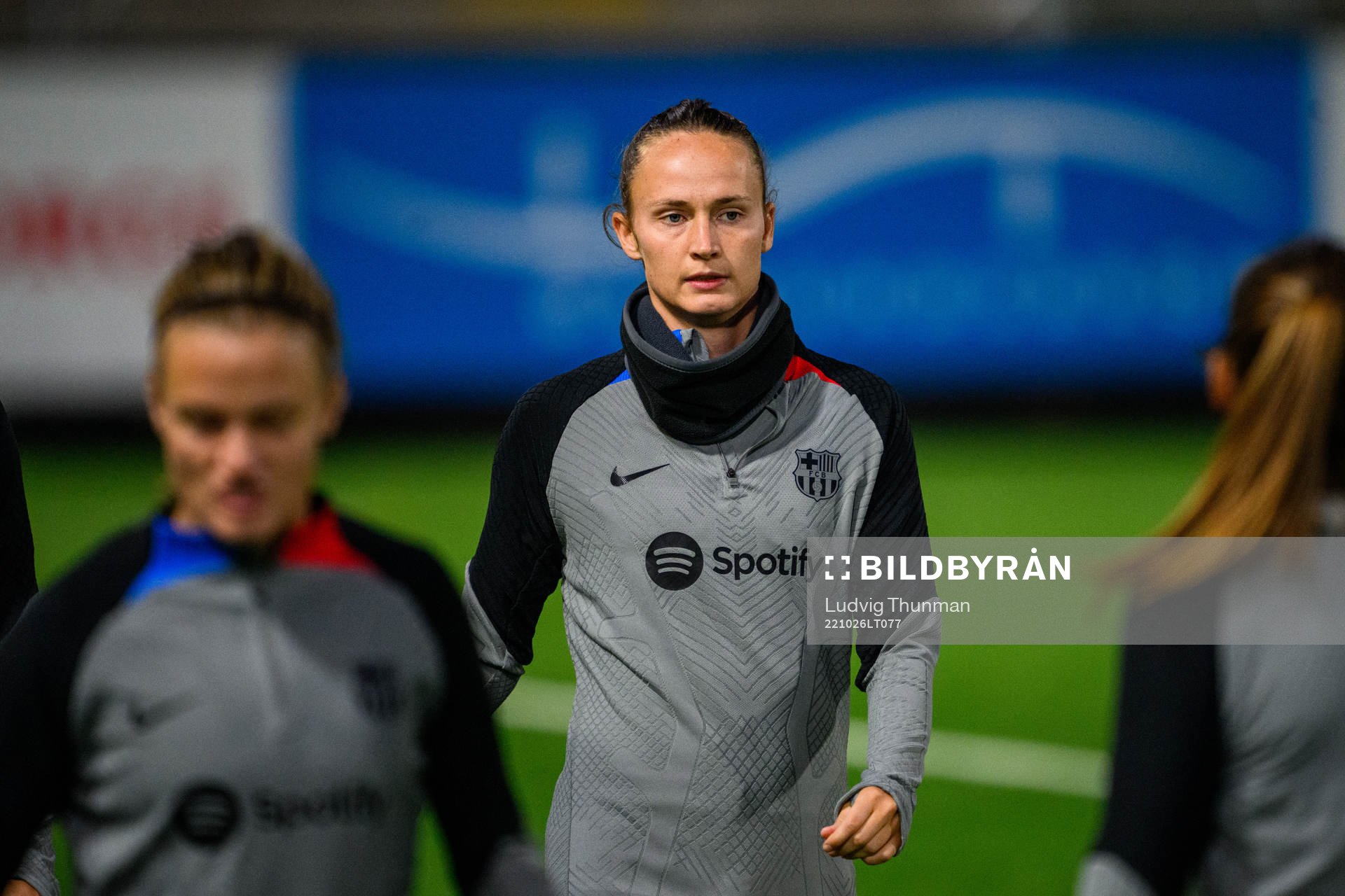 Caroline Graham Hansen during a training session with Barcelona on October 26, 2022 in Malmö. 
