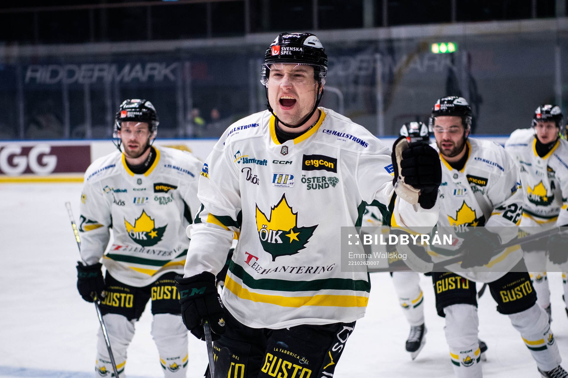Östersunds Alexander Anderberg jublar