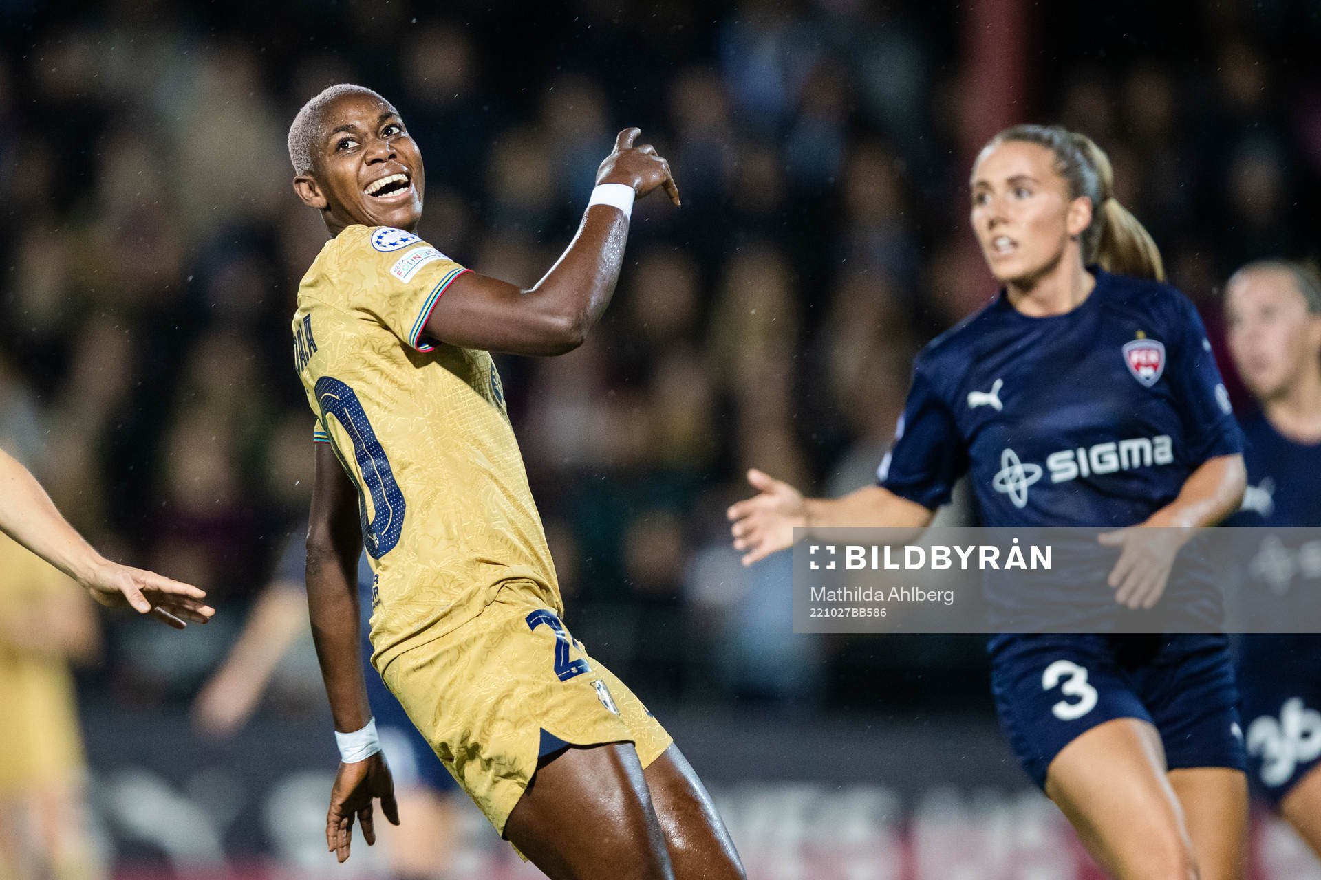 Asisat Oshoala of Barcelona