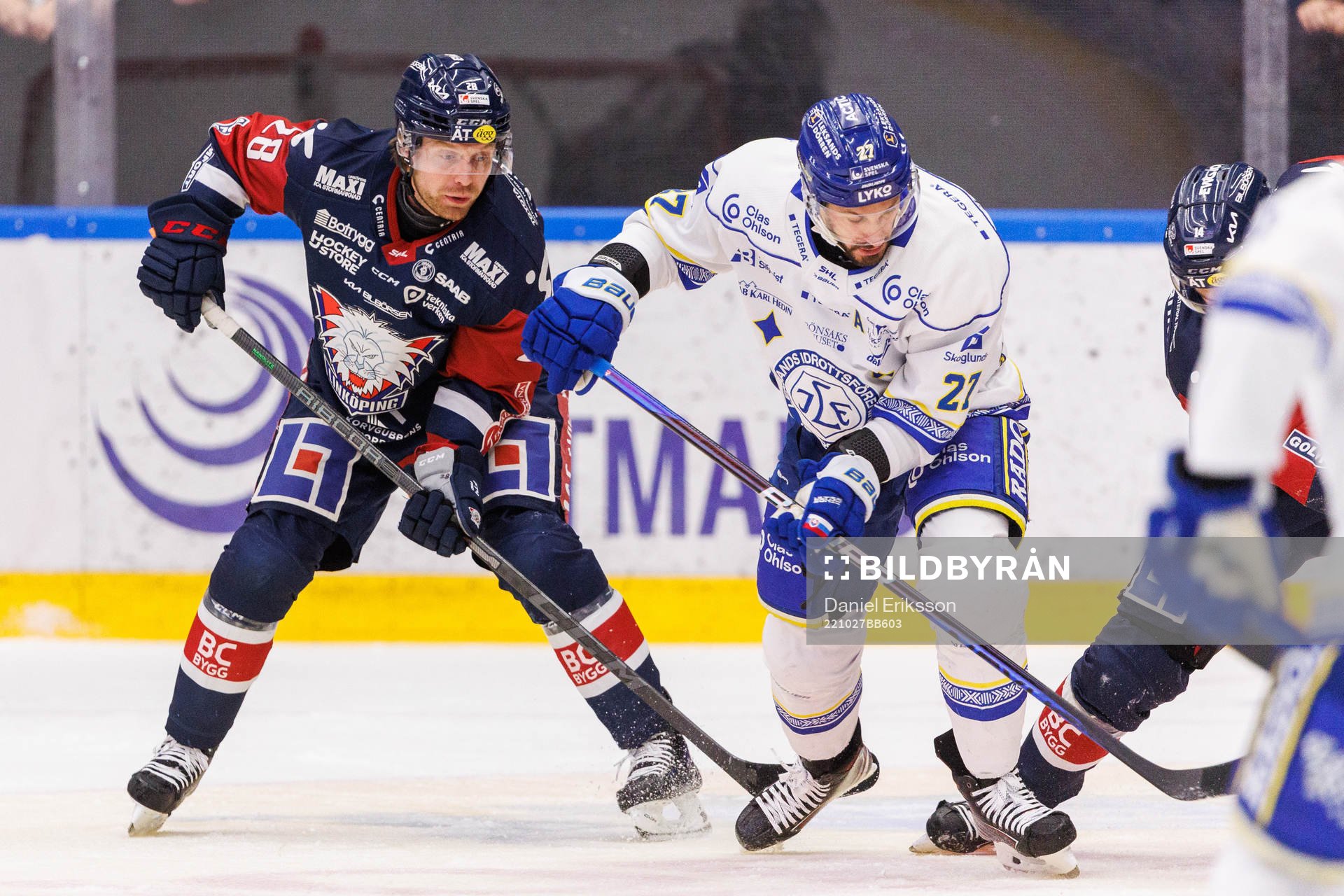Linköpings John Nyberg och Leksands Marek Hrivik