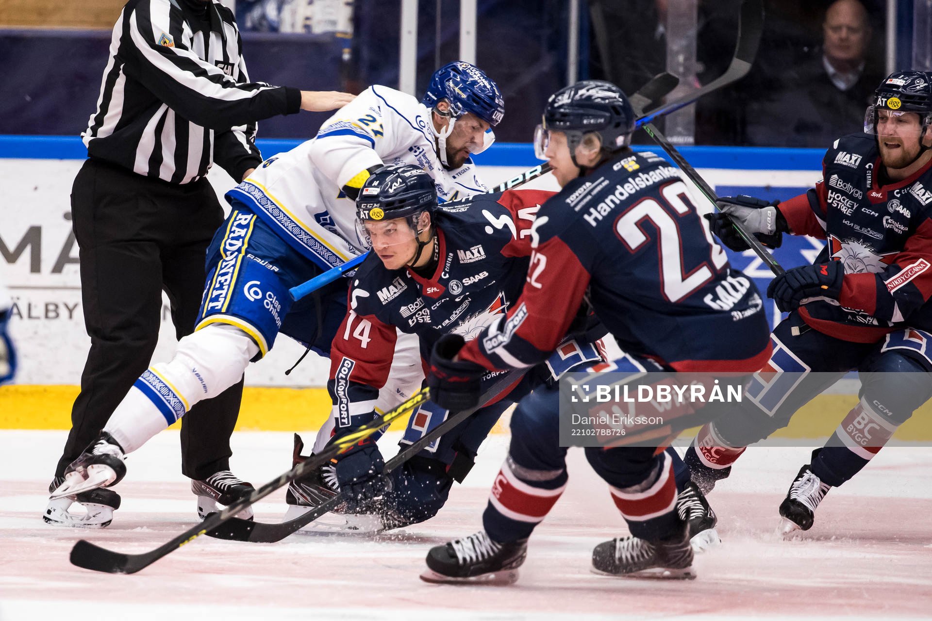 Leksands Marek Hrivik och Linköpings Arvid Costmar