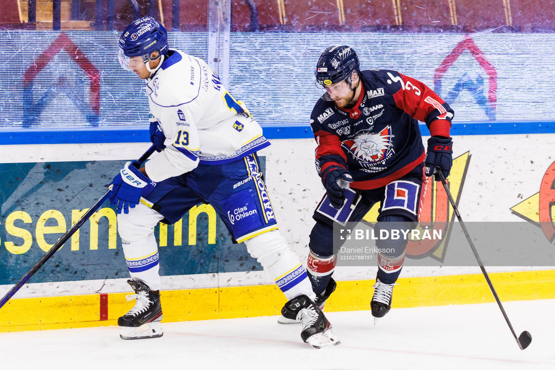 Leksands Jon Knuts och Linköpings Linus Hultström