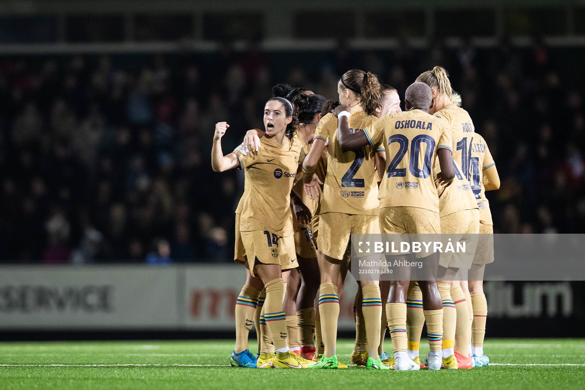 Aitana Bonmati of Barcelona celebrates