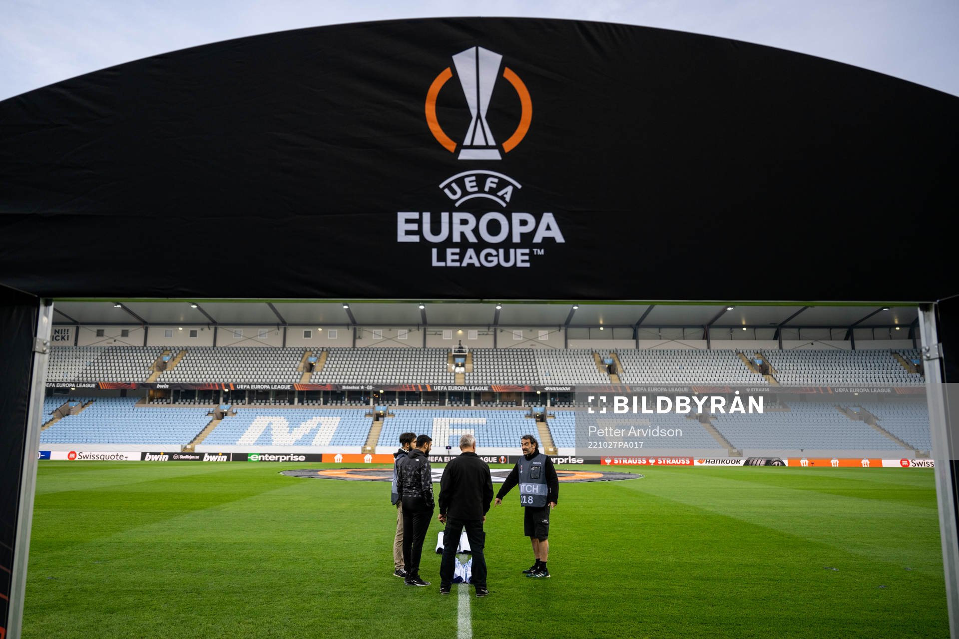 Malmö New Stadium ahead of the UEFA Europa League between Malmö FF and Royale Union Saint-Gilloise on October 27, 2022 in Malmö.