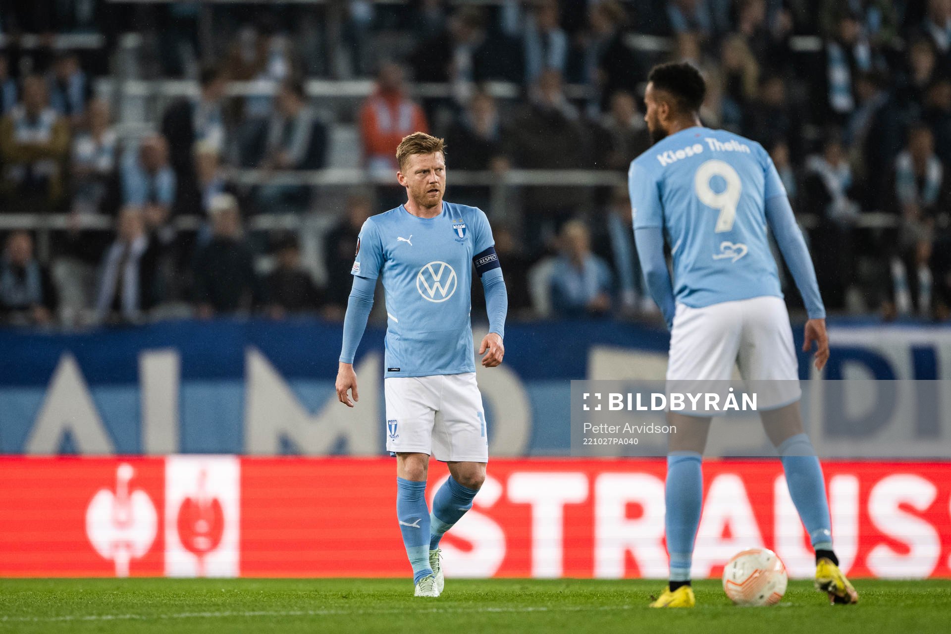 Anders Christiansen of Malmö looks dejected