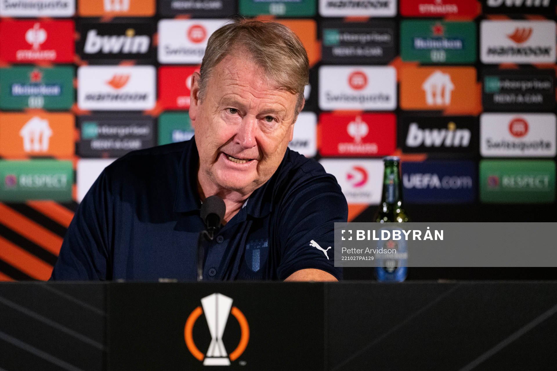 Head coach Åge Hareide of Malmö