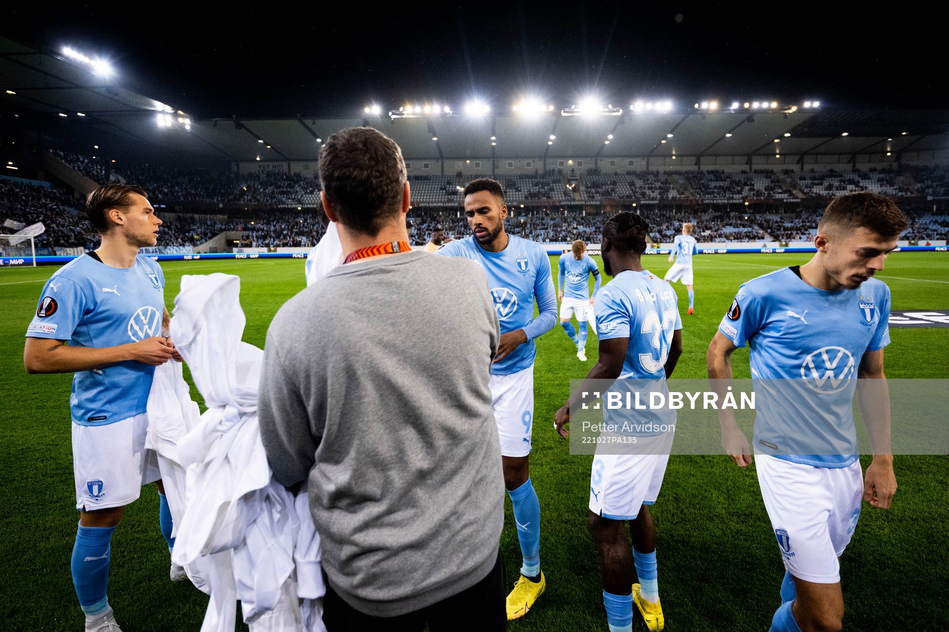 Felix Beijmo, Isaac Kiese Thelin and Patriot Sejdiu of