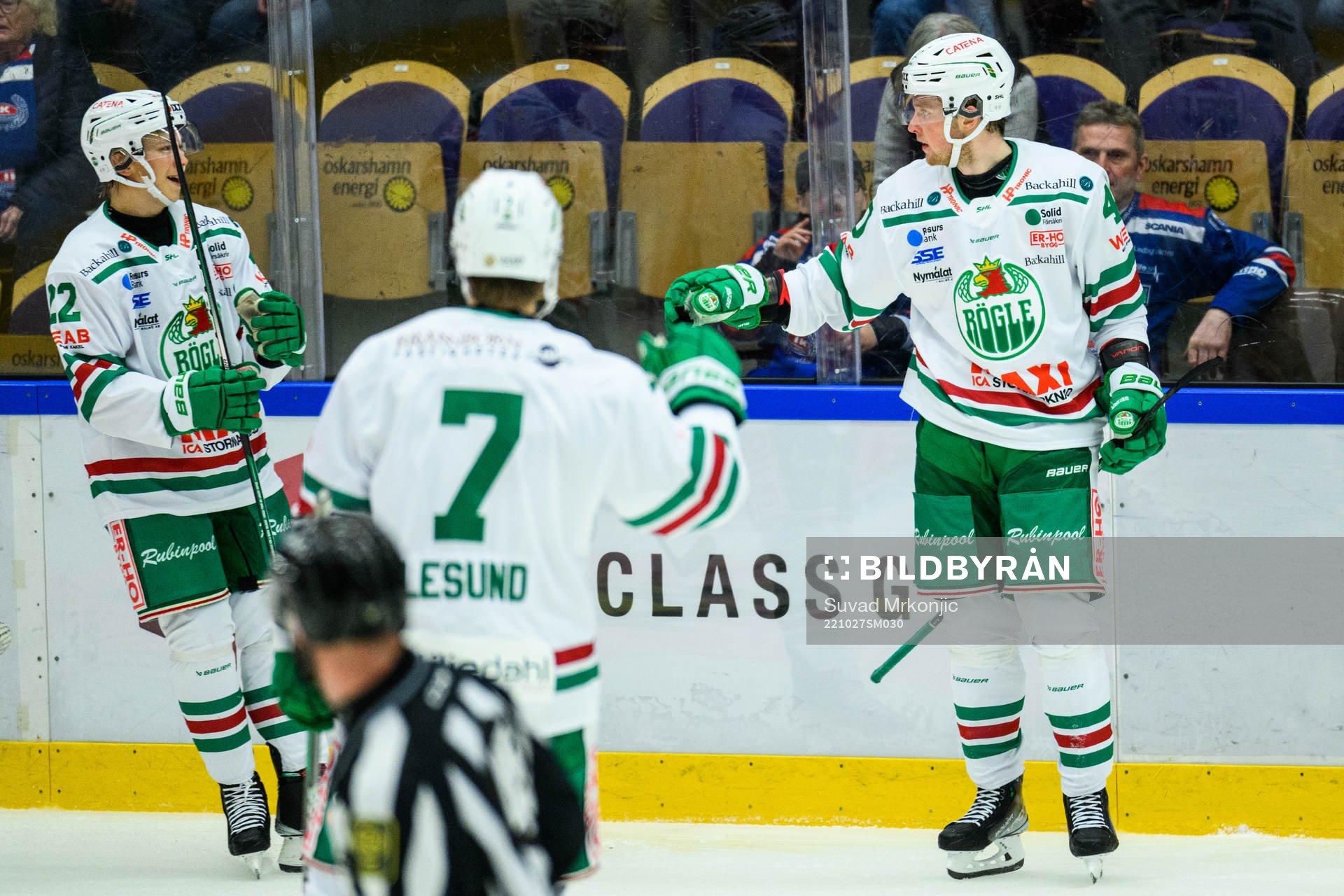 Rögles Oskar Stål-Lyrenäs jublar