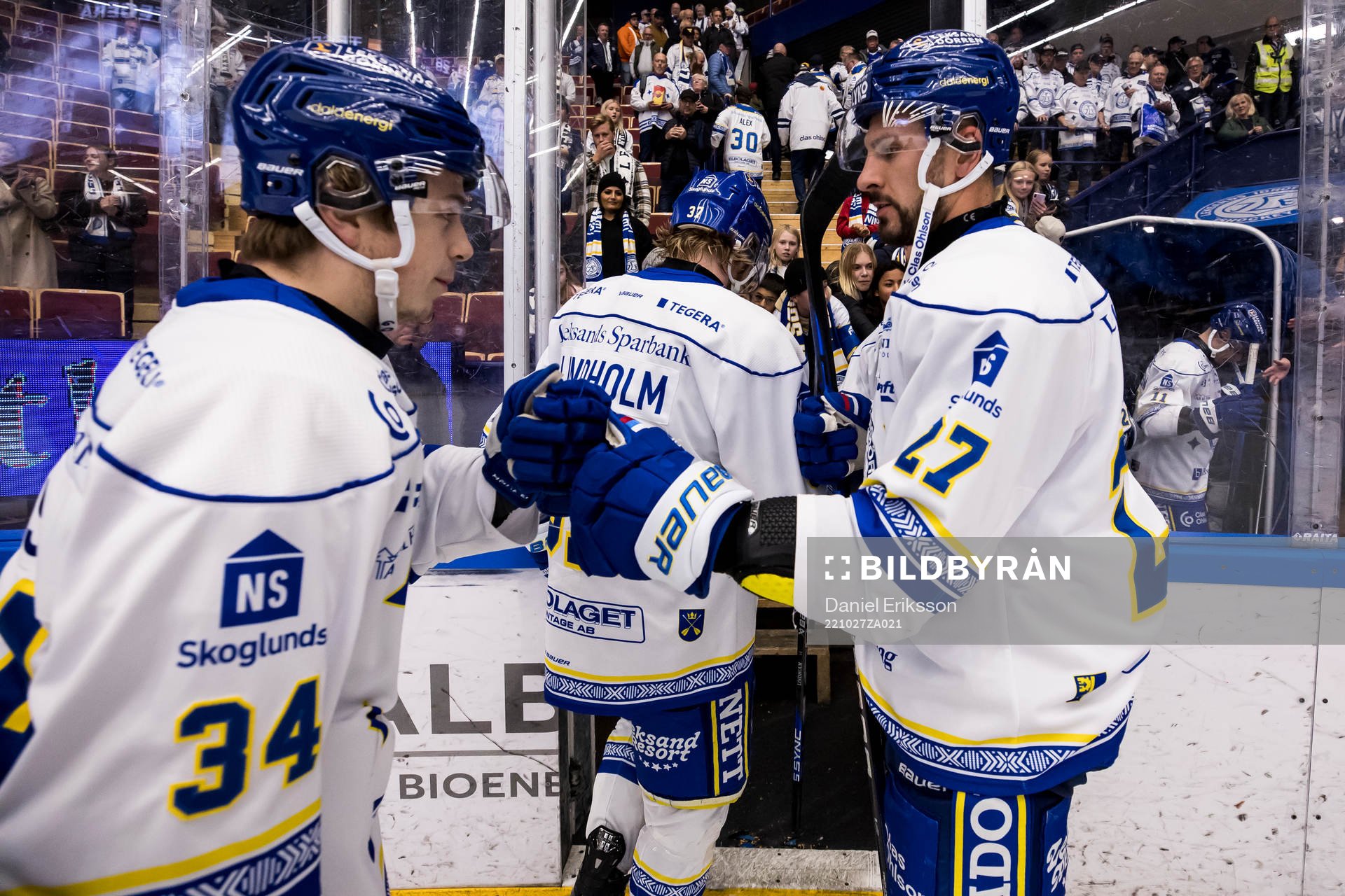 Leksands Marek Hrivik jubel