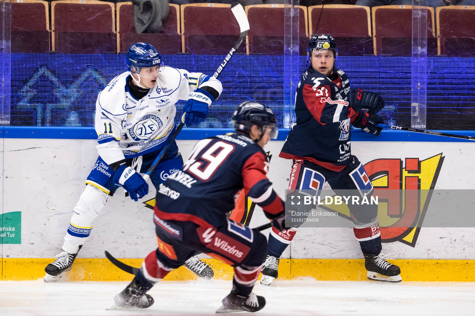 Leksands Martin Karlsson och Linköpings Jesper Pettersson